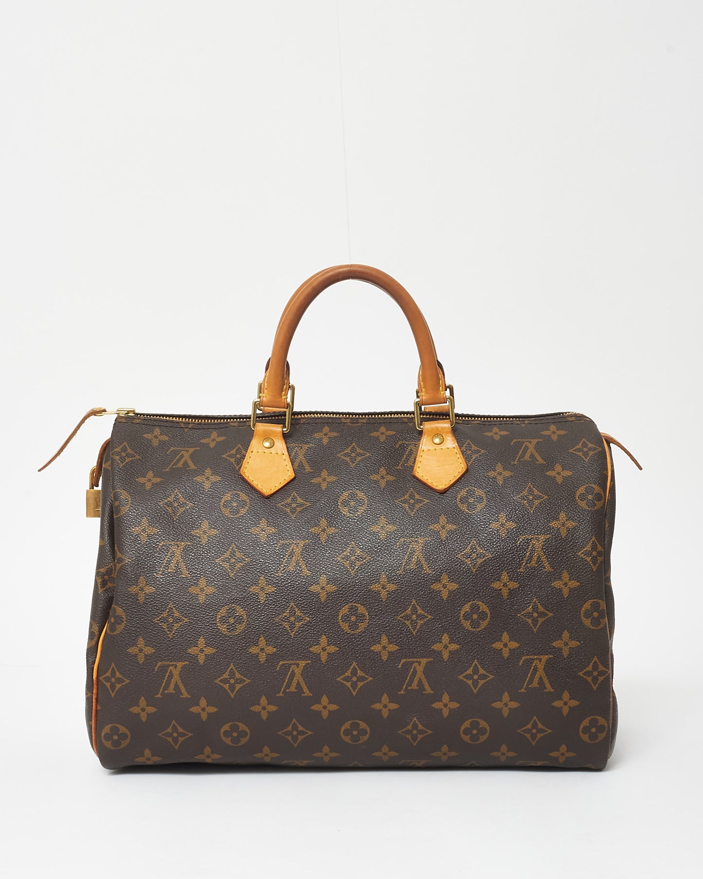 Louis Vuitton Monogram Coated Canvas Speedy 35 Bag