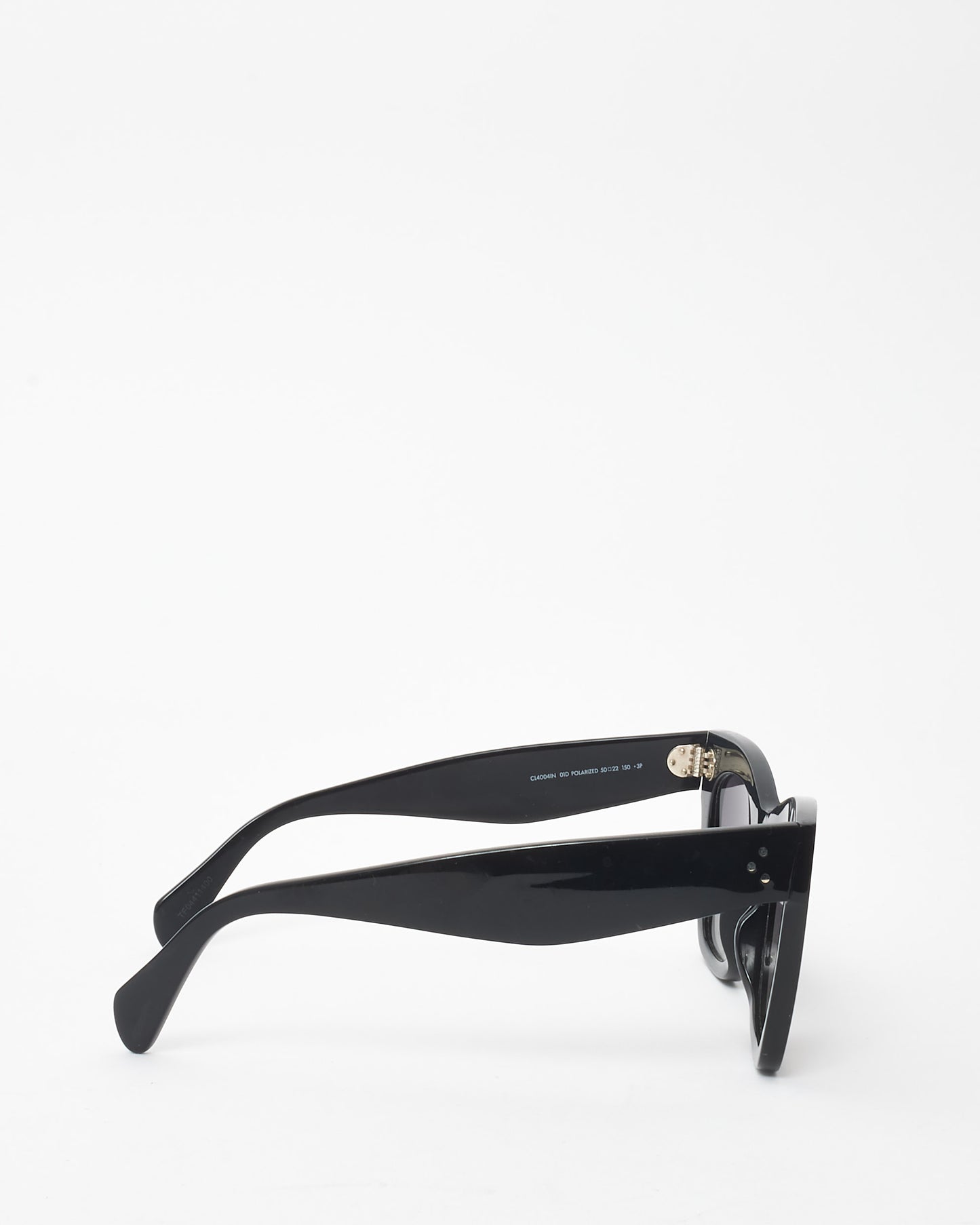 Celine Black Oversized Cat Eye CL4004IN Sunglasses