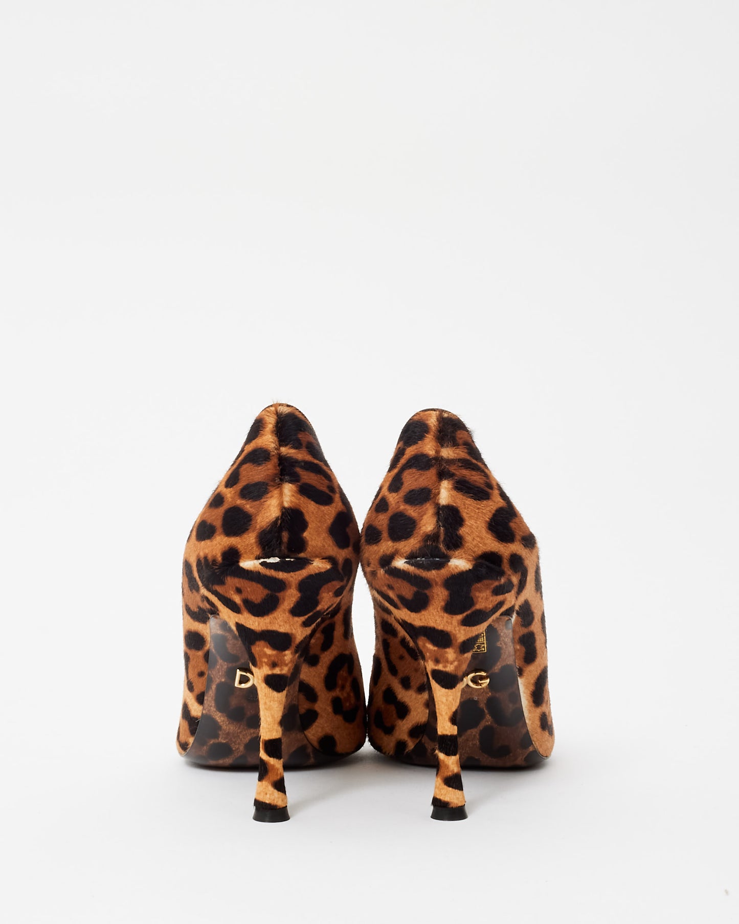 Dolce & Gabbana Leopard Pony Hair Pumps - 40