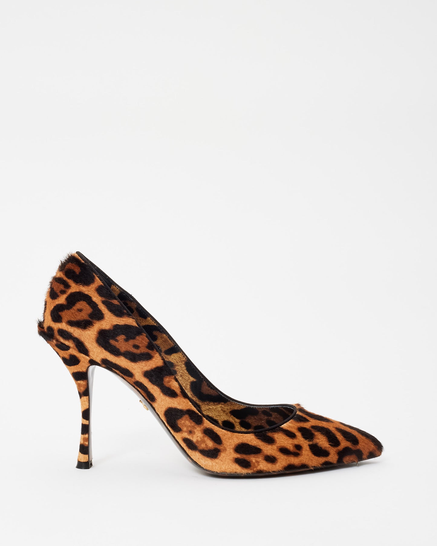 Dolce & Gabbana Leopard Pony Hair Pumps - 40