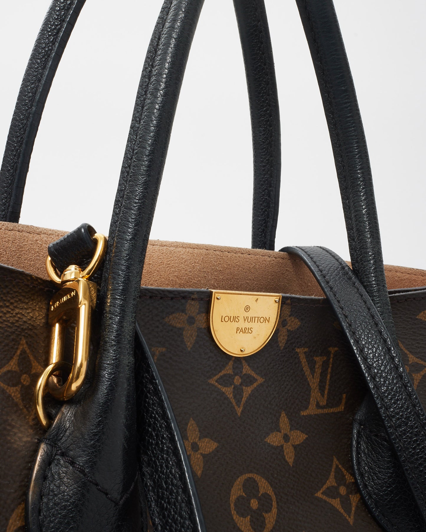 Louis Vuitton Black Monogram Canvas Flandrin Tote Bag