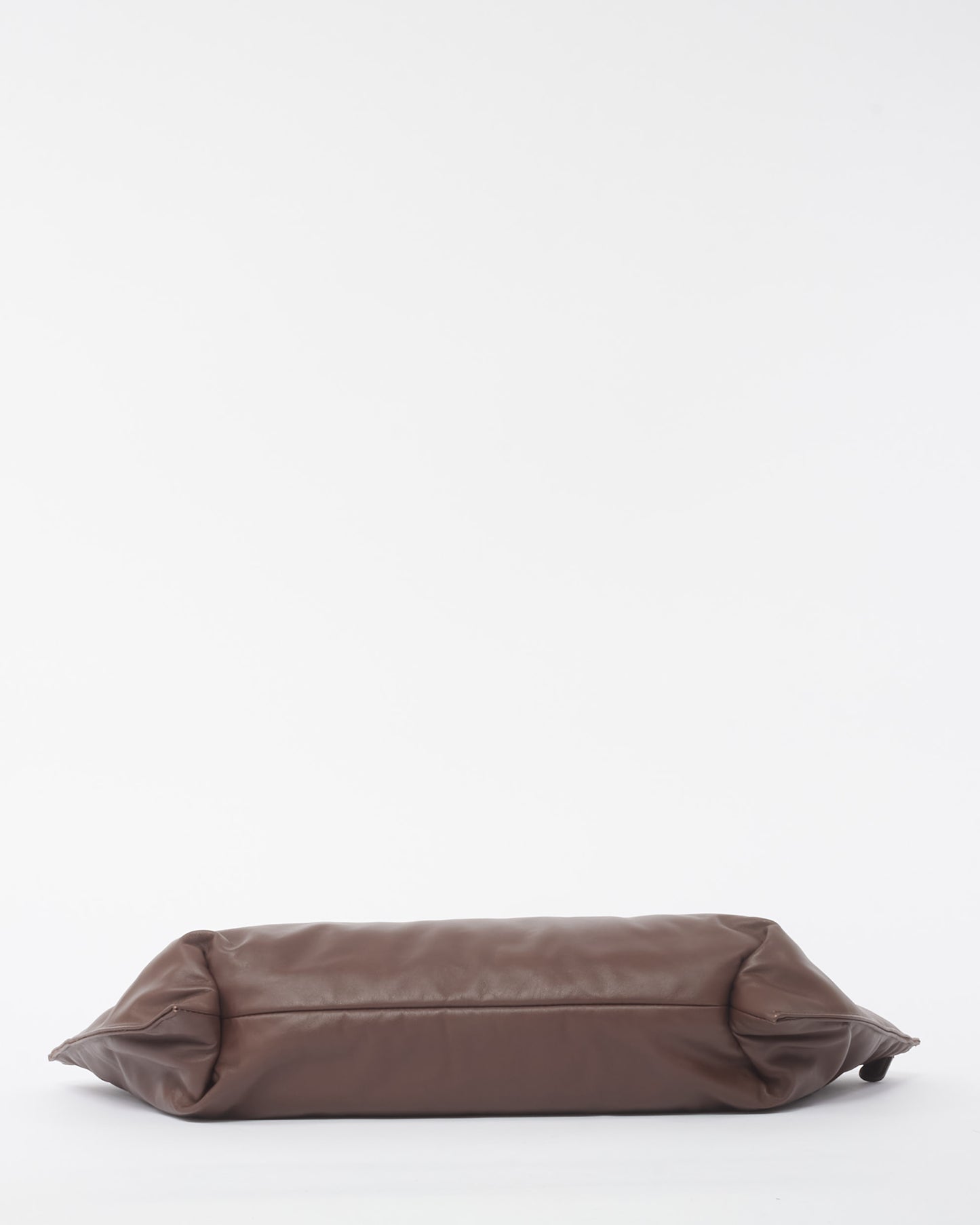 The Row Brown Leather XL Dante Cutch