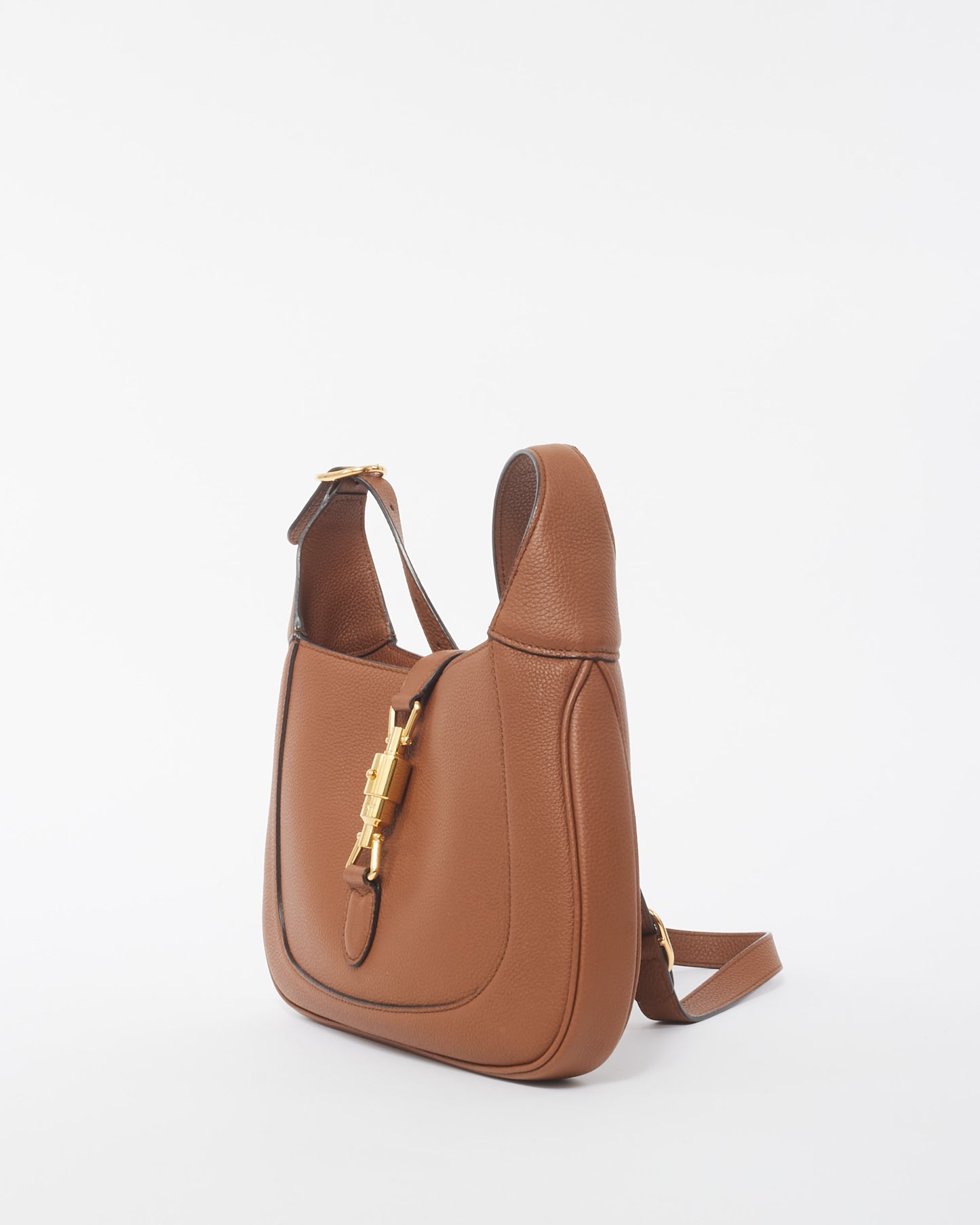 Gucci Brown Leather Small Jackie Shoulder Bag