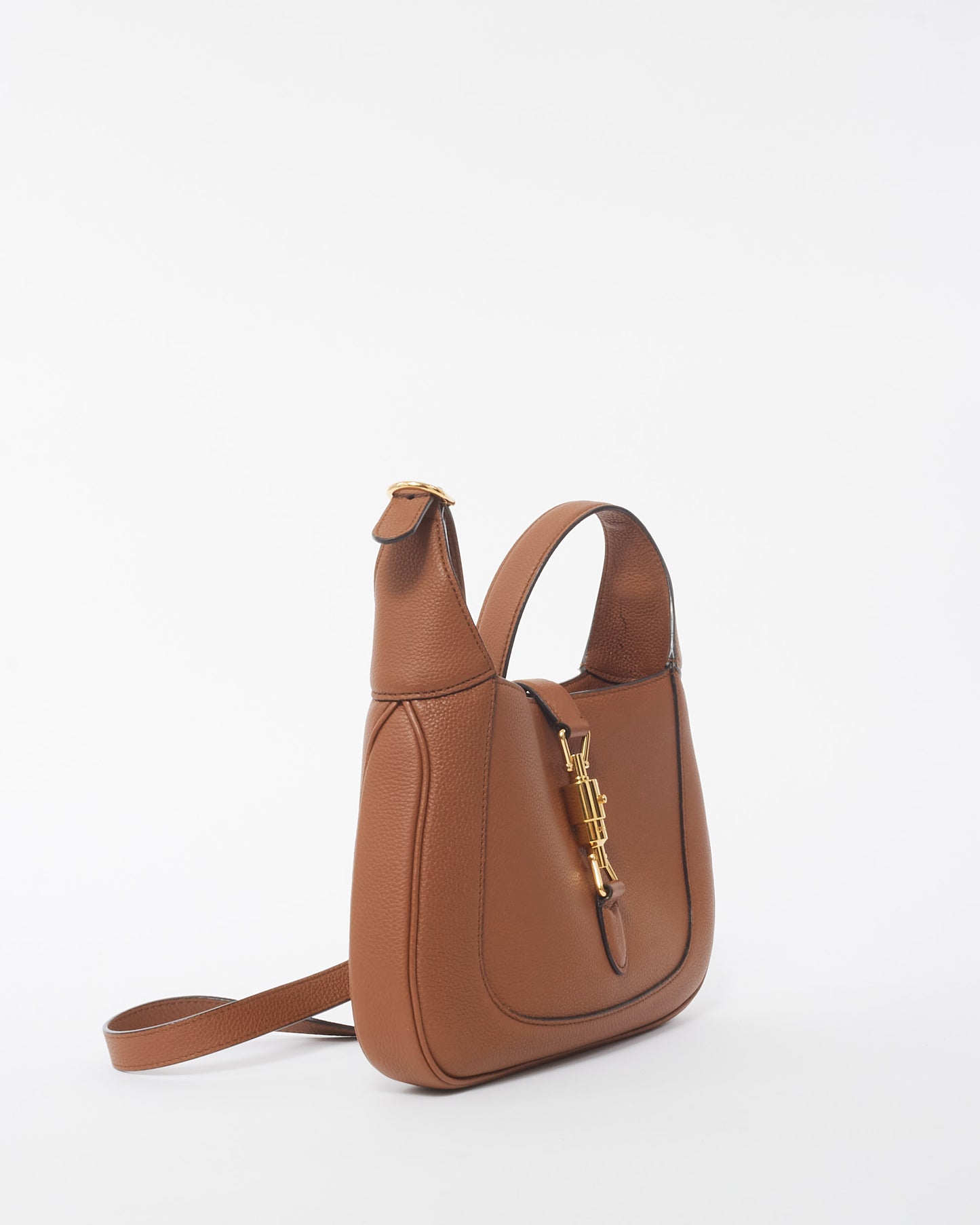 Gucci Brown Leather Small Jackie Shoulder Bag