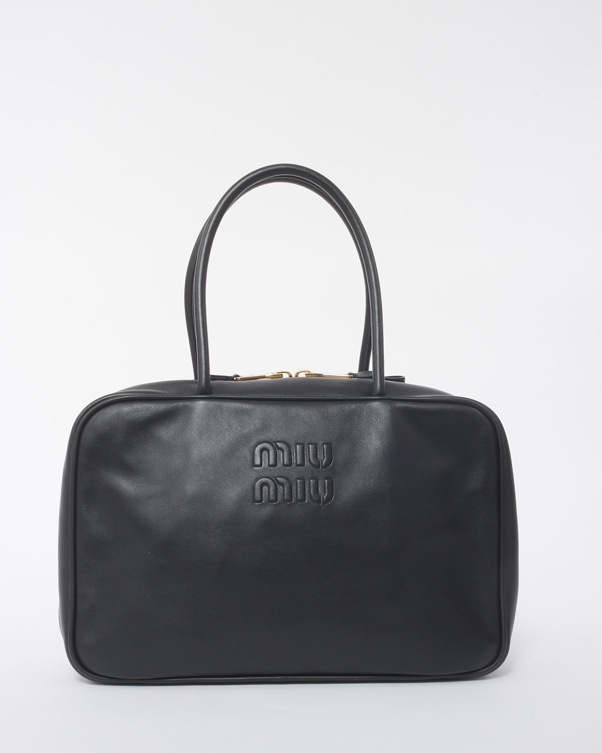 MiuMiuBlackLeatherBeauShoulderBag