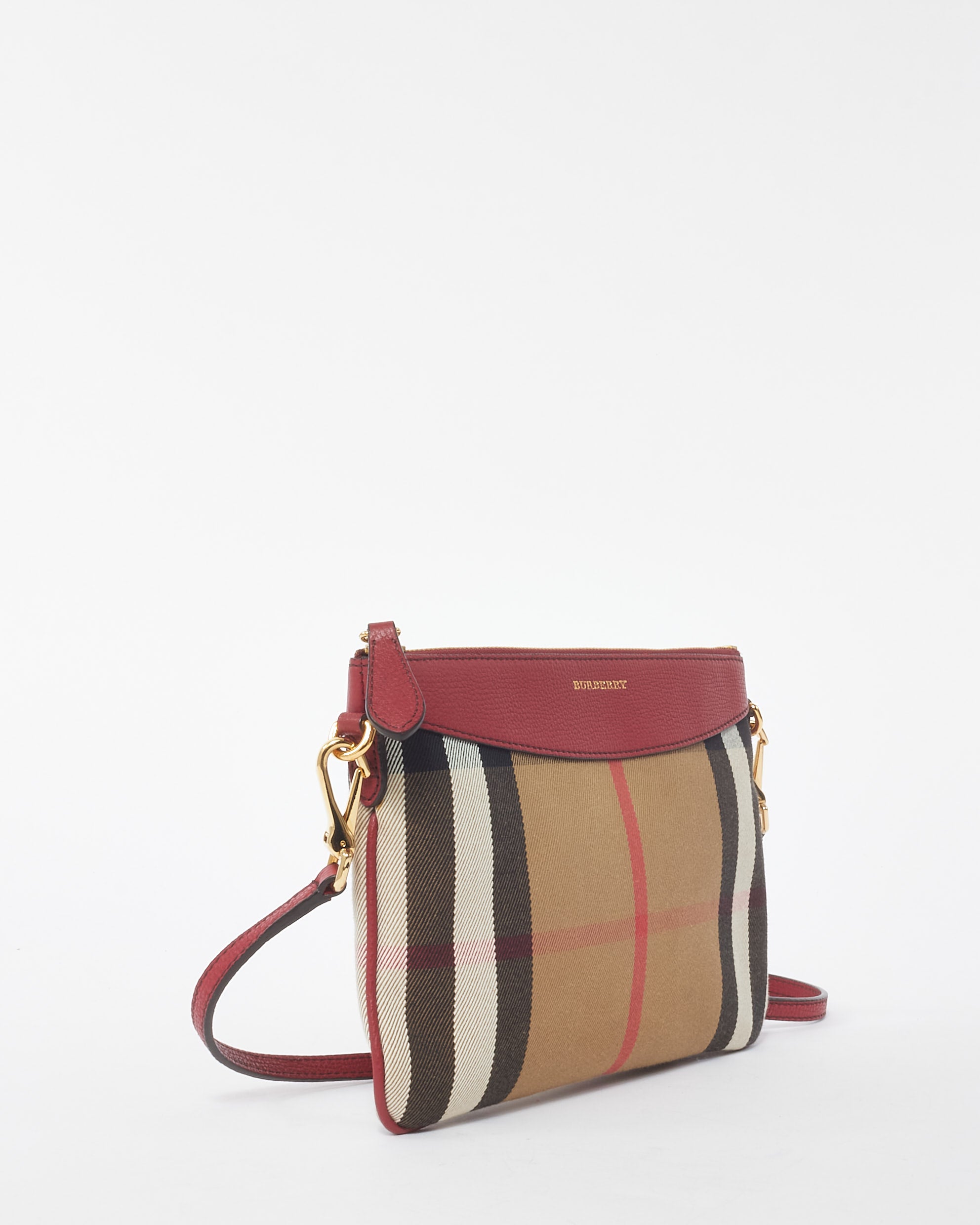 Burberry House Check Canvas good Clutch Bag