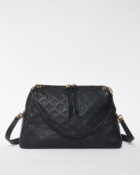 Louis Vuitton Black Leather Empreinte Ponthieu MM