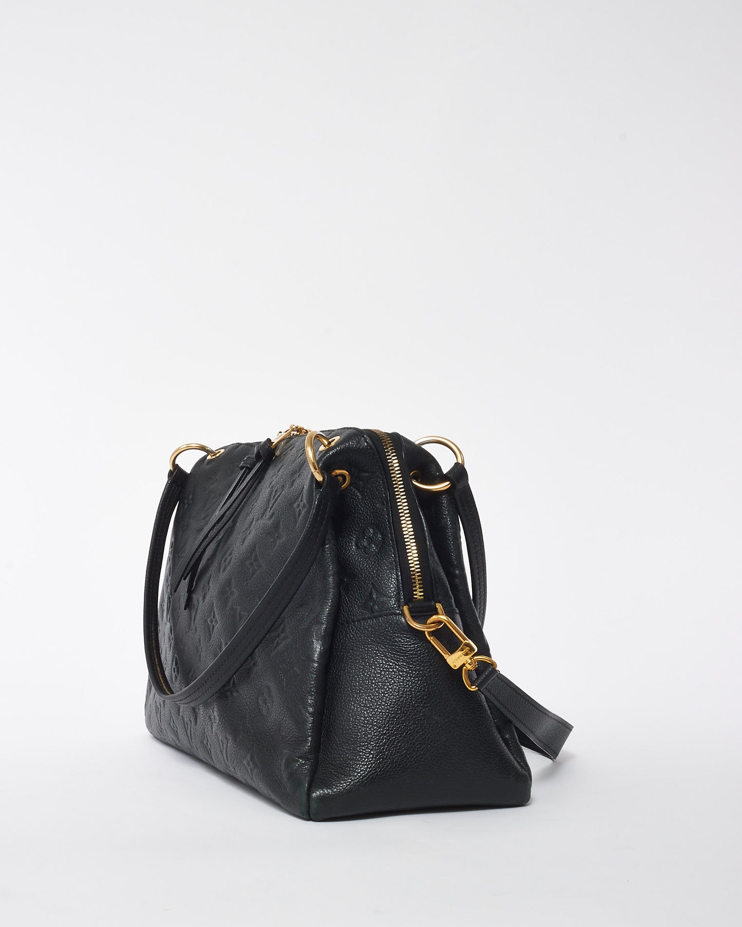 Louis Vuitton Black Leather Empreinte Ponthieu MM