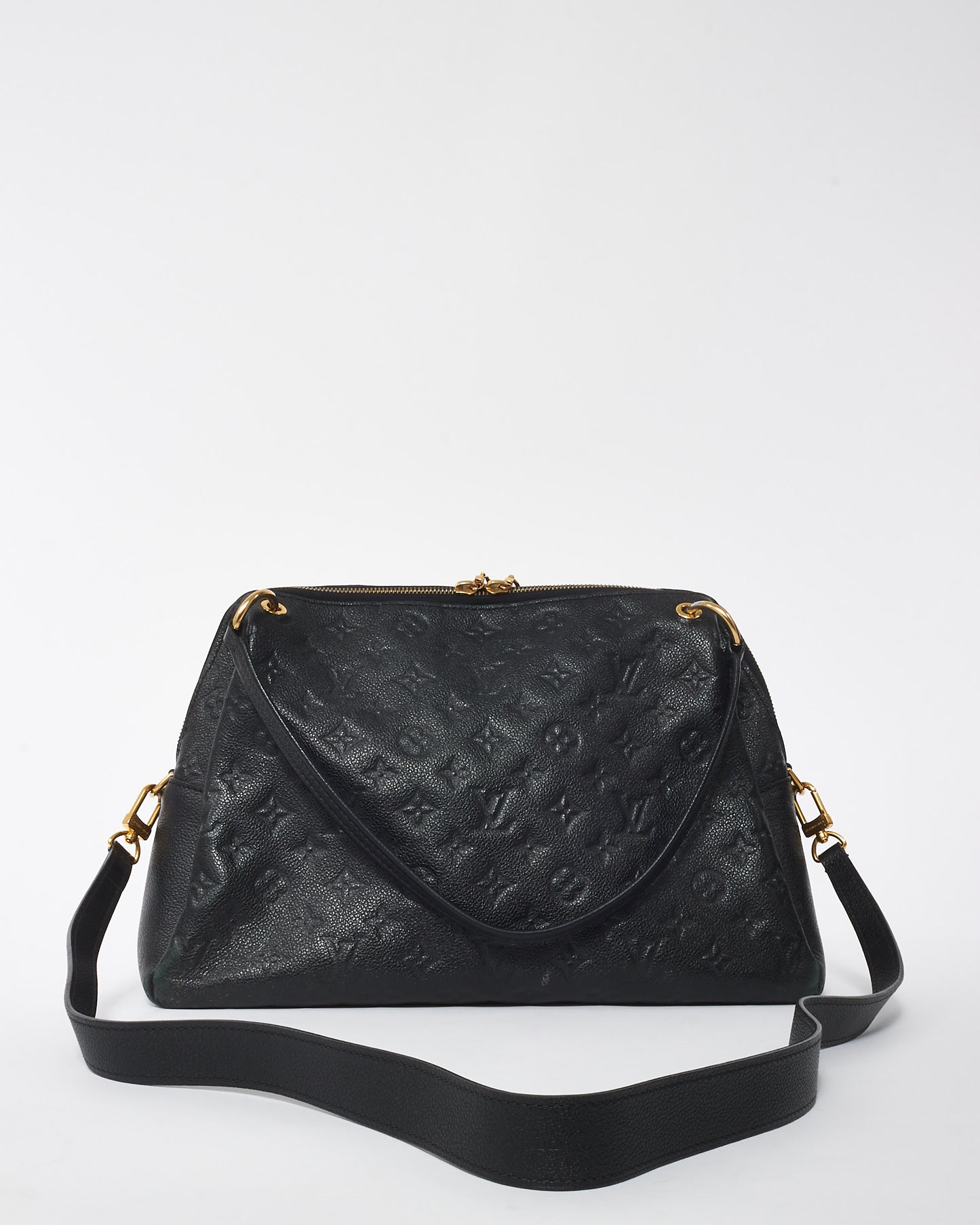 Louis Vuitton Black Leather Empreinte Ponthieu MM