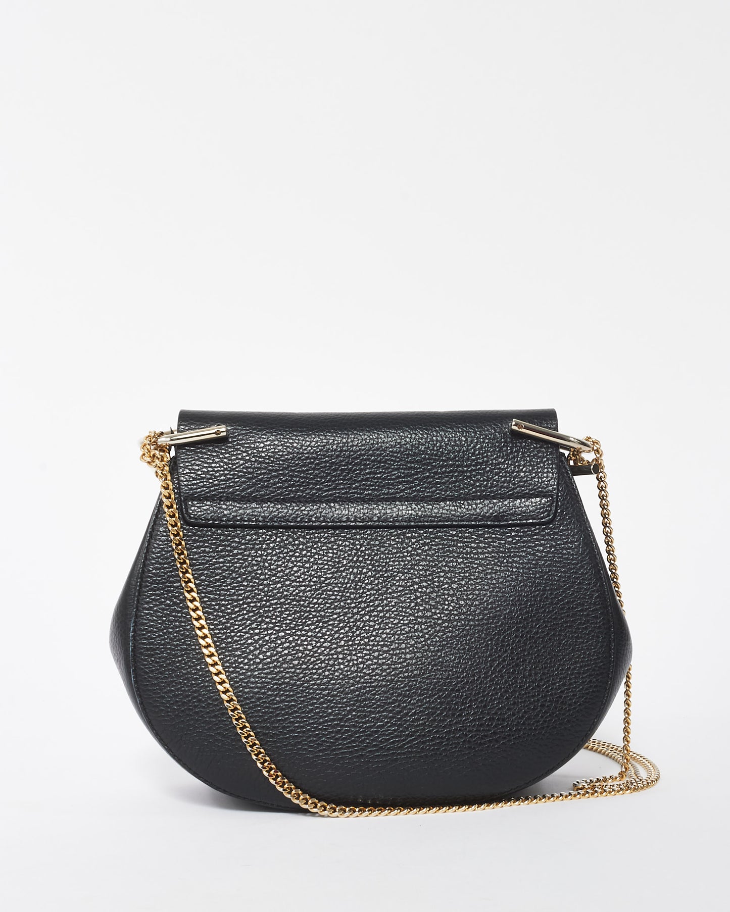 Chloé Black Leather Drew Crossbody Bag