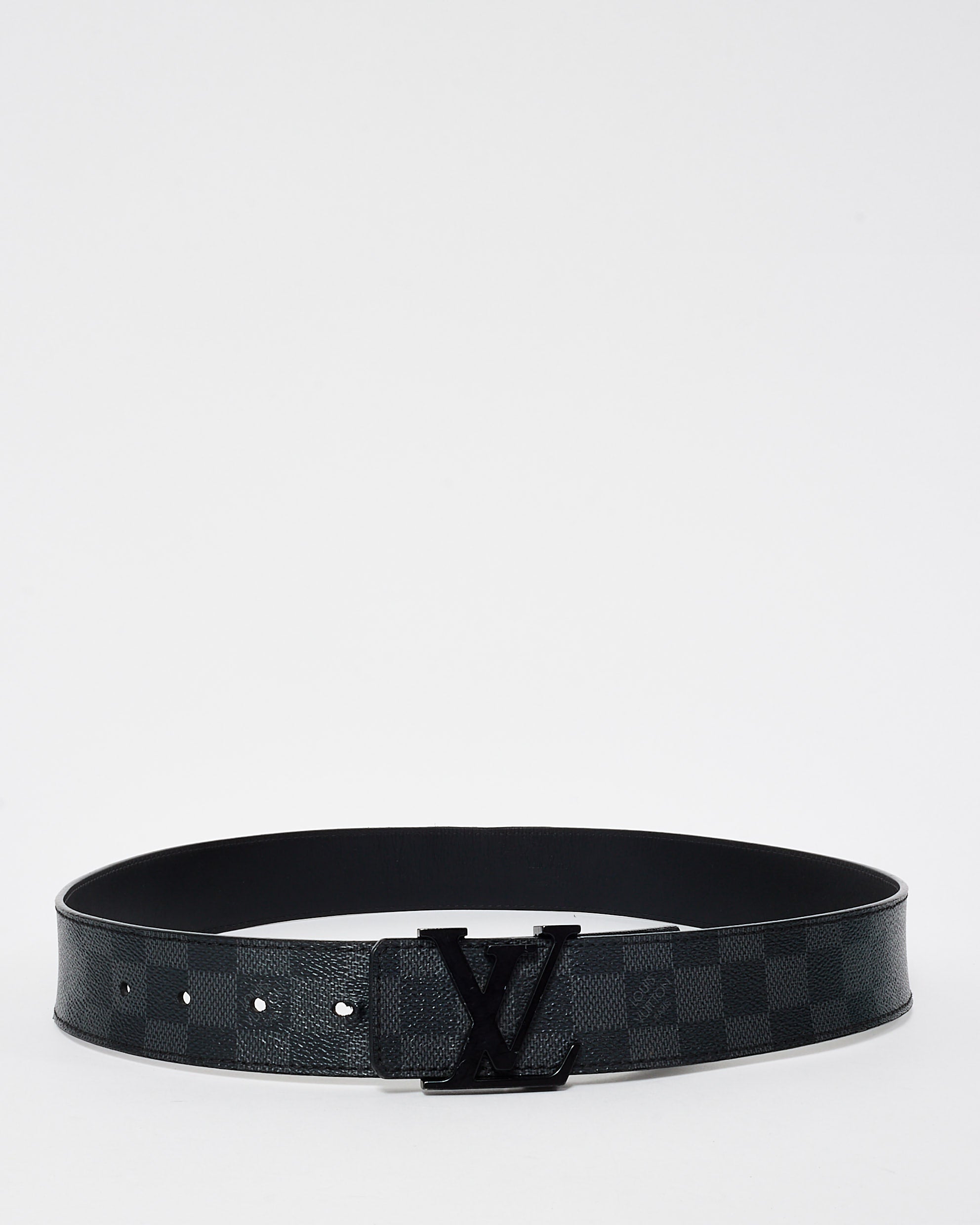 Louis Vuitton Black Damier Mens sale Belt US Size 34-36, 100/40