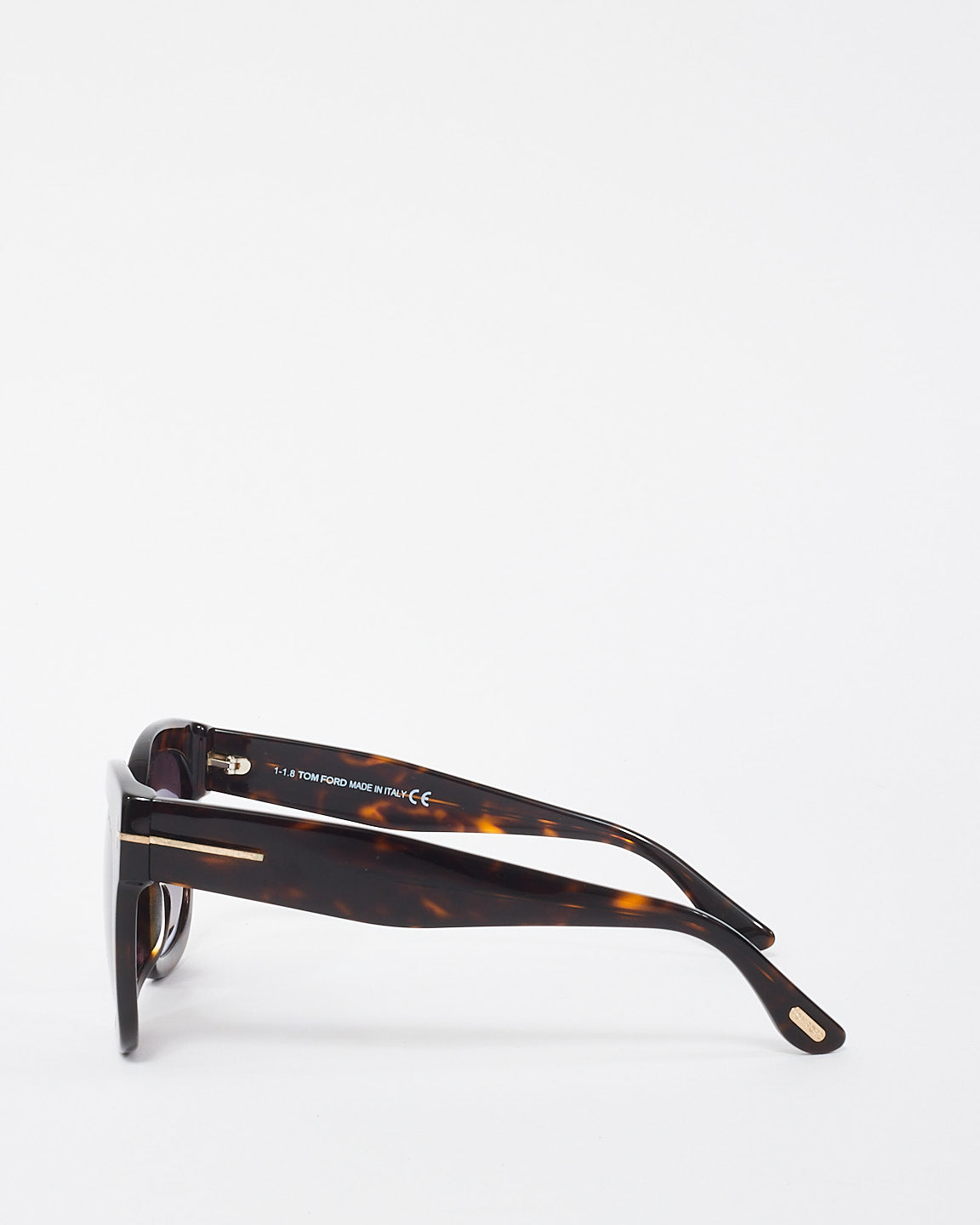 Tom Ford Tortoise Acetate Square Beatrix-02 TF613-F Sunglasses