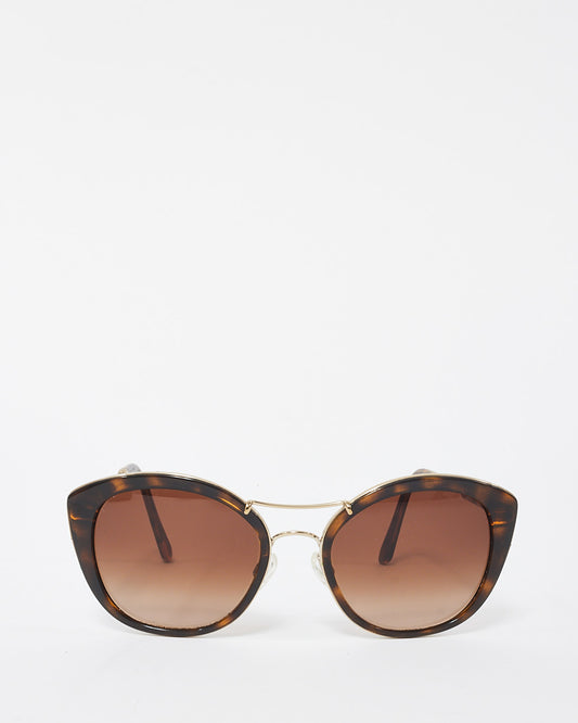 Burberry Tortoise & Nova Check Pattern BE 4251 Cat-Eye Sunglasses