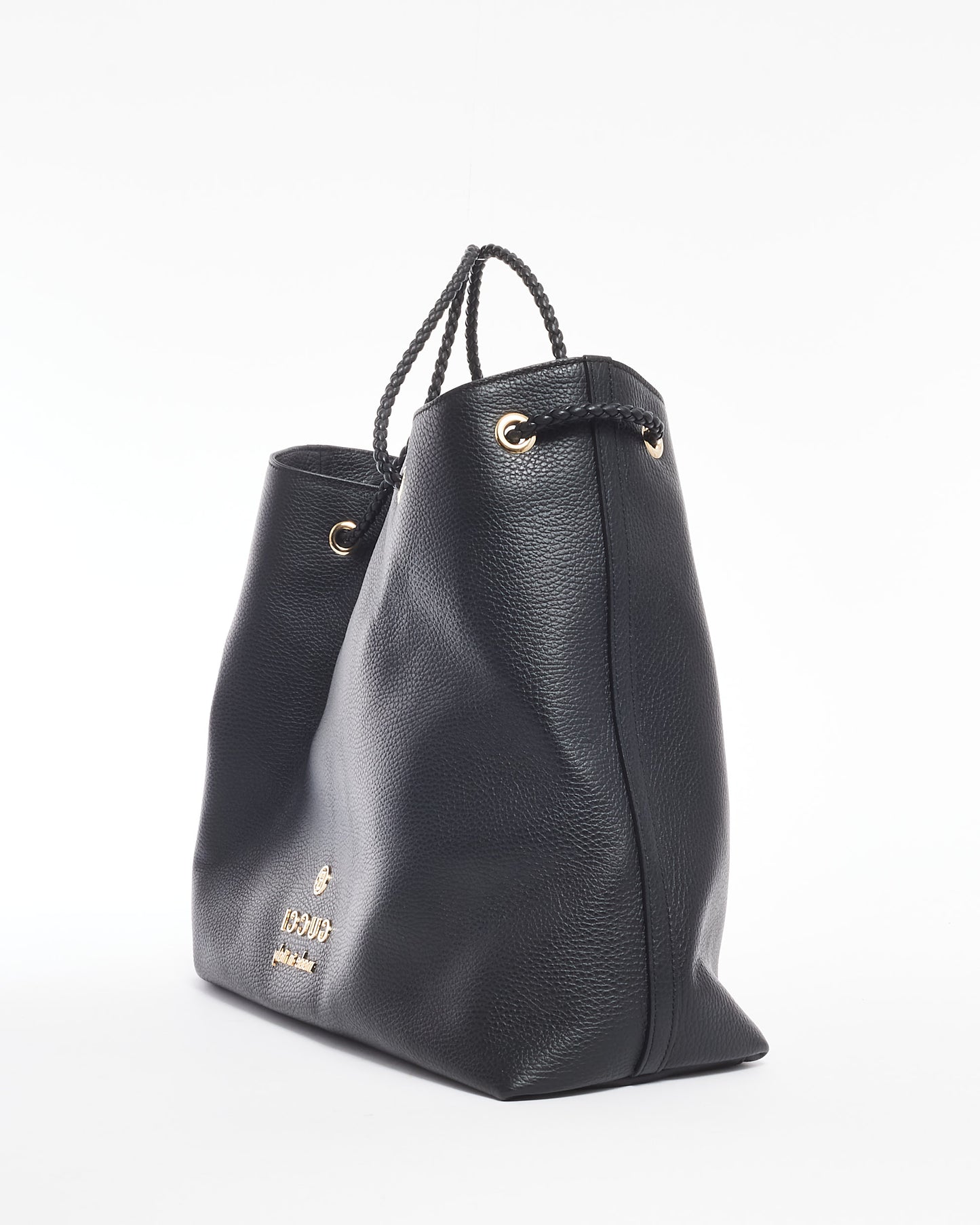 Gucci Black Leather Gifford Bucket Shoulder Bag