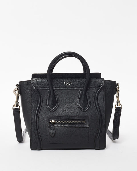 Celine luggage black sale