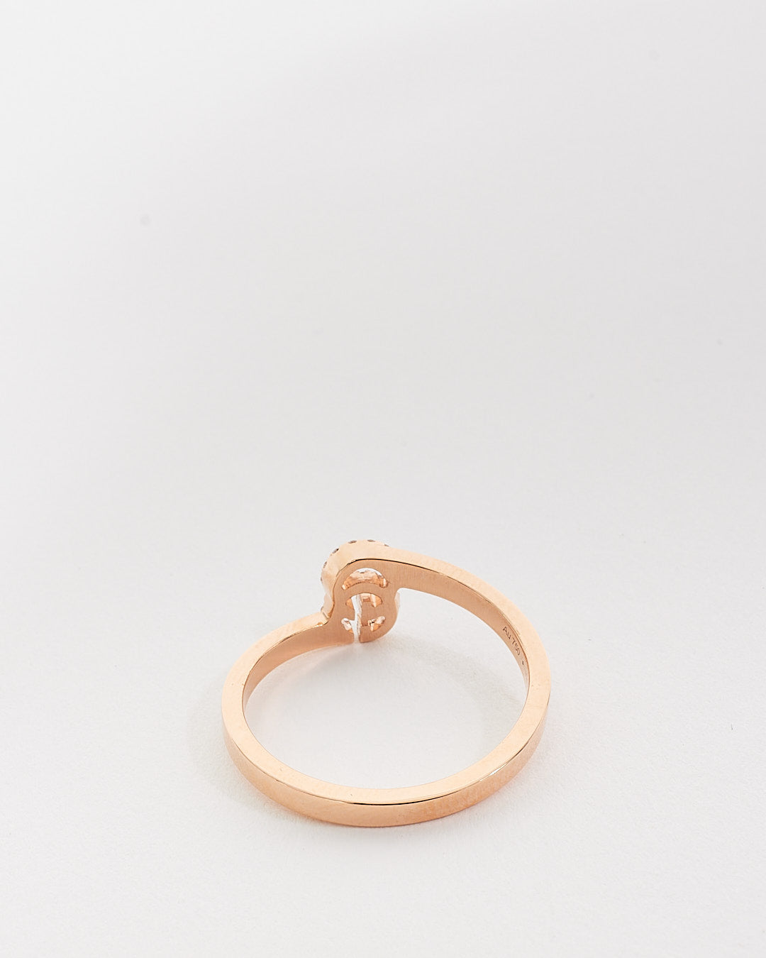 Gucci Rose Gold & Diamond GG Running Diamond Ring - 5