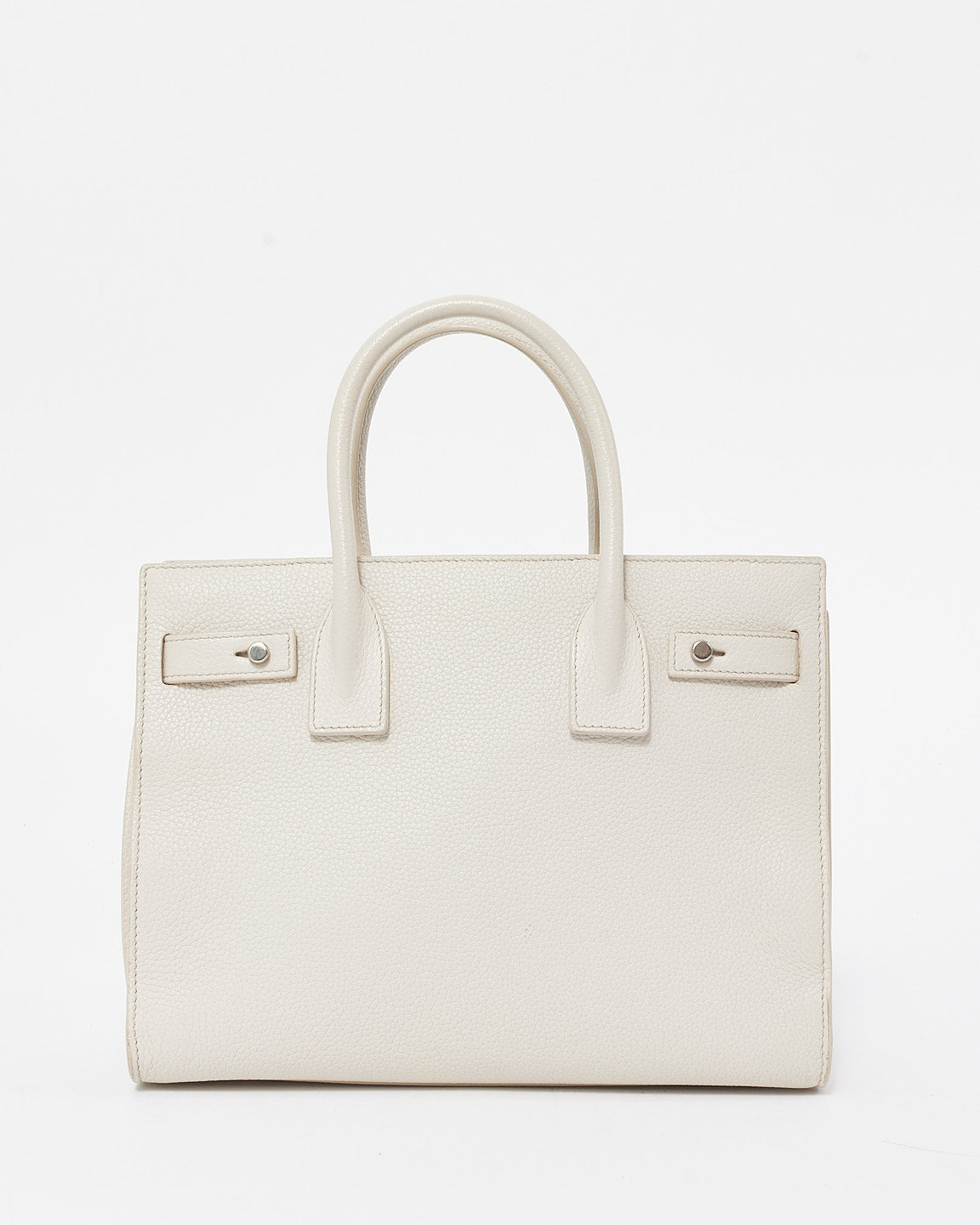 Saint Laurent Cream Leather Baby Sac Du Jour Bag