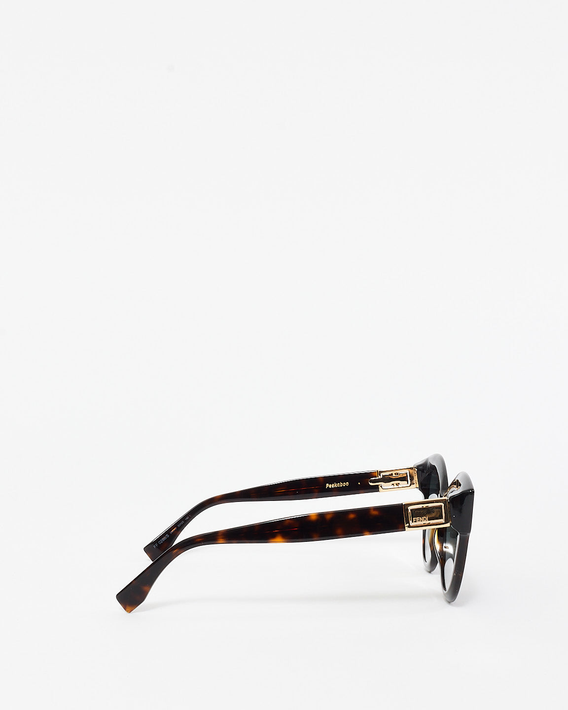 Fendi Brown Tortoise FF0266/S Peekaboo Sunglasses