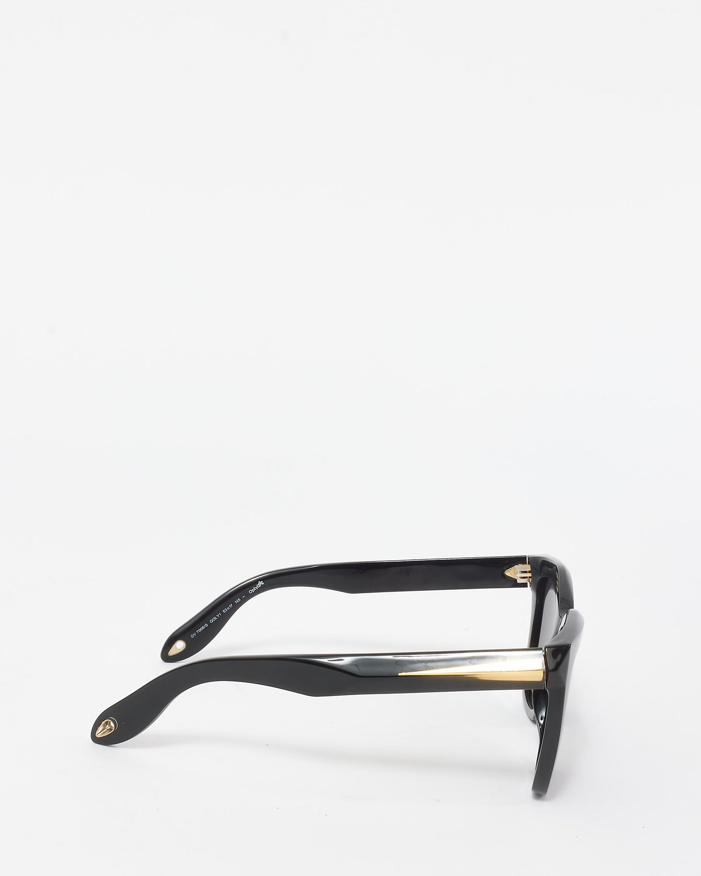 Givenchy Black Acetate GV 7008/S Wayferer Sunglasses