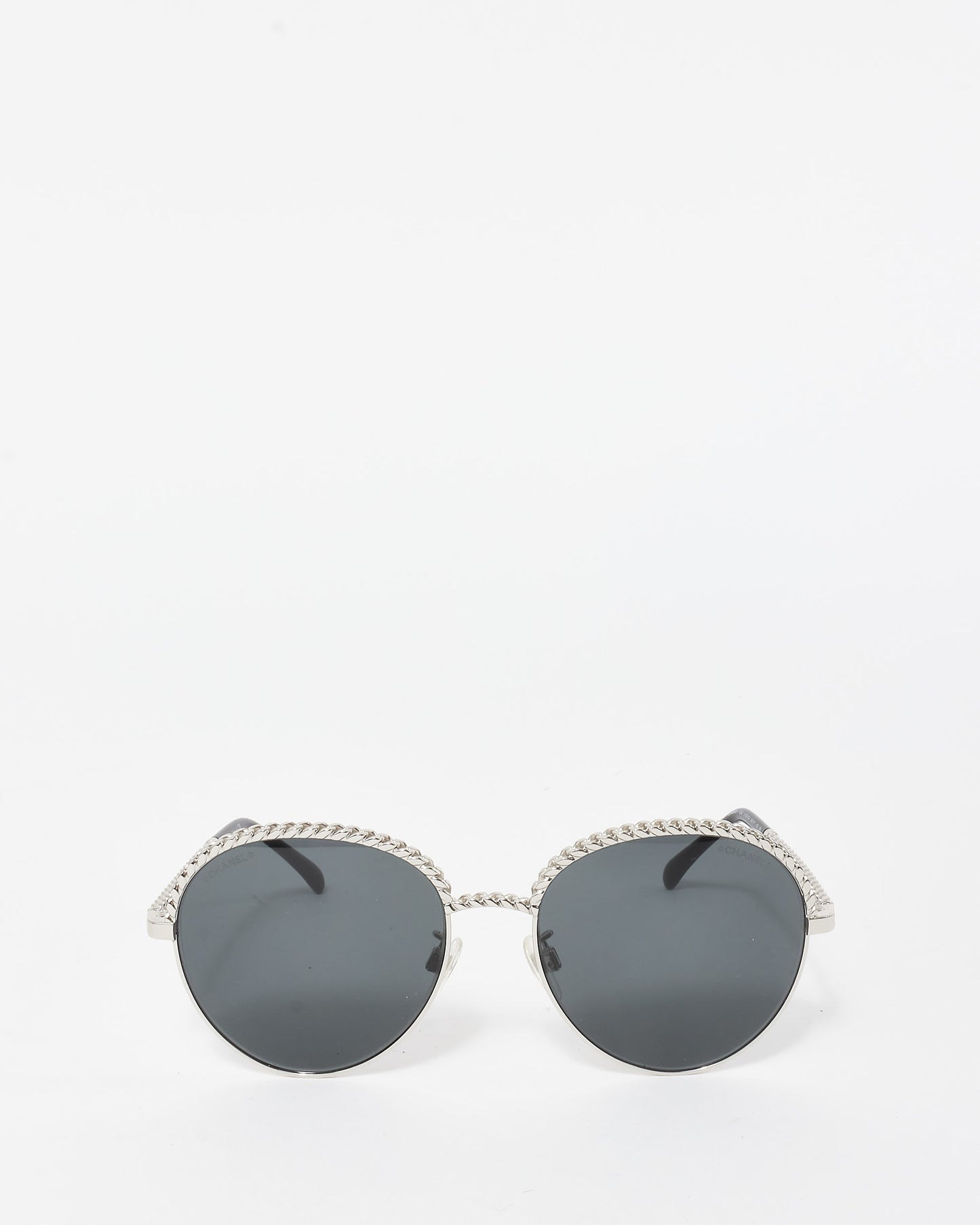 Chanel C.124/S4 Chain Detail Round Frame Sunglasses