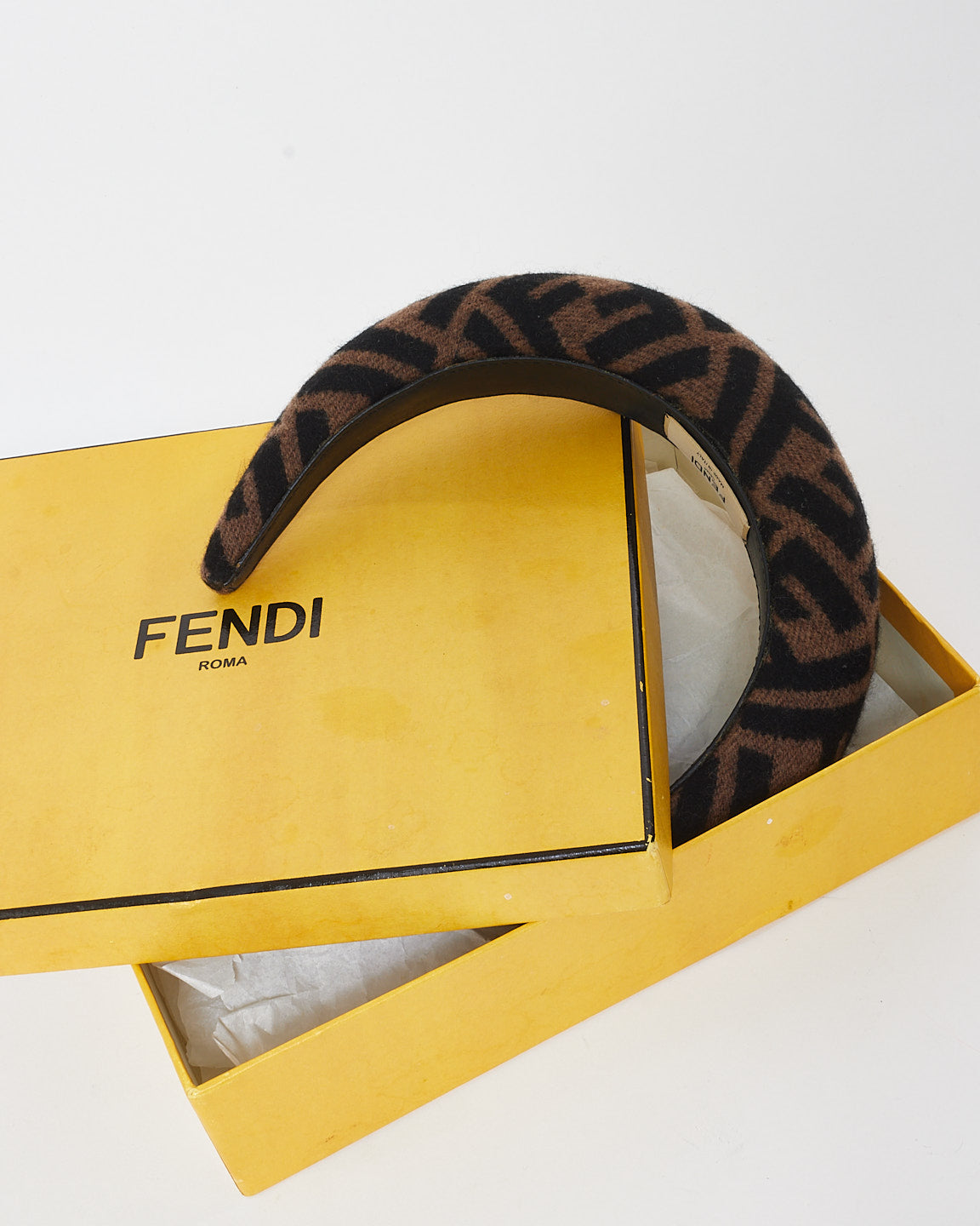 Curated Crowns Fendi retail Zucca Headband