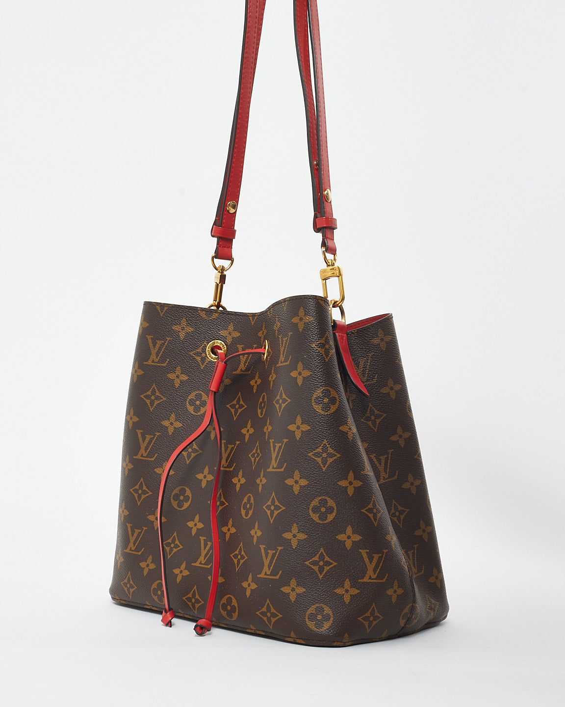 Louis Vuitton Red Monogram Canvas NéoNoé Bucket Bag