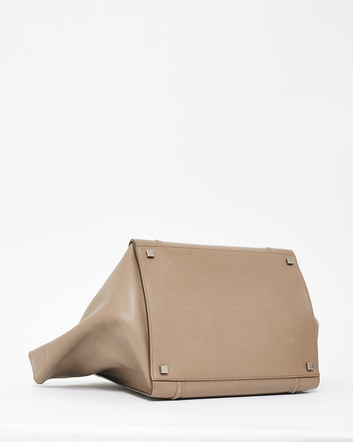 Celine Taupe Grained Leather Large Phantom Tote Bag