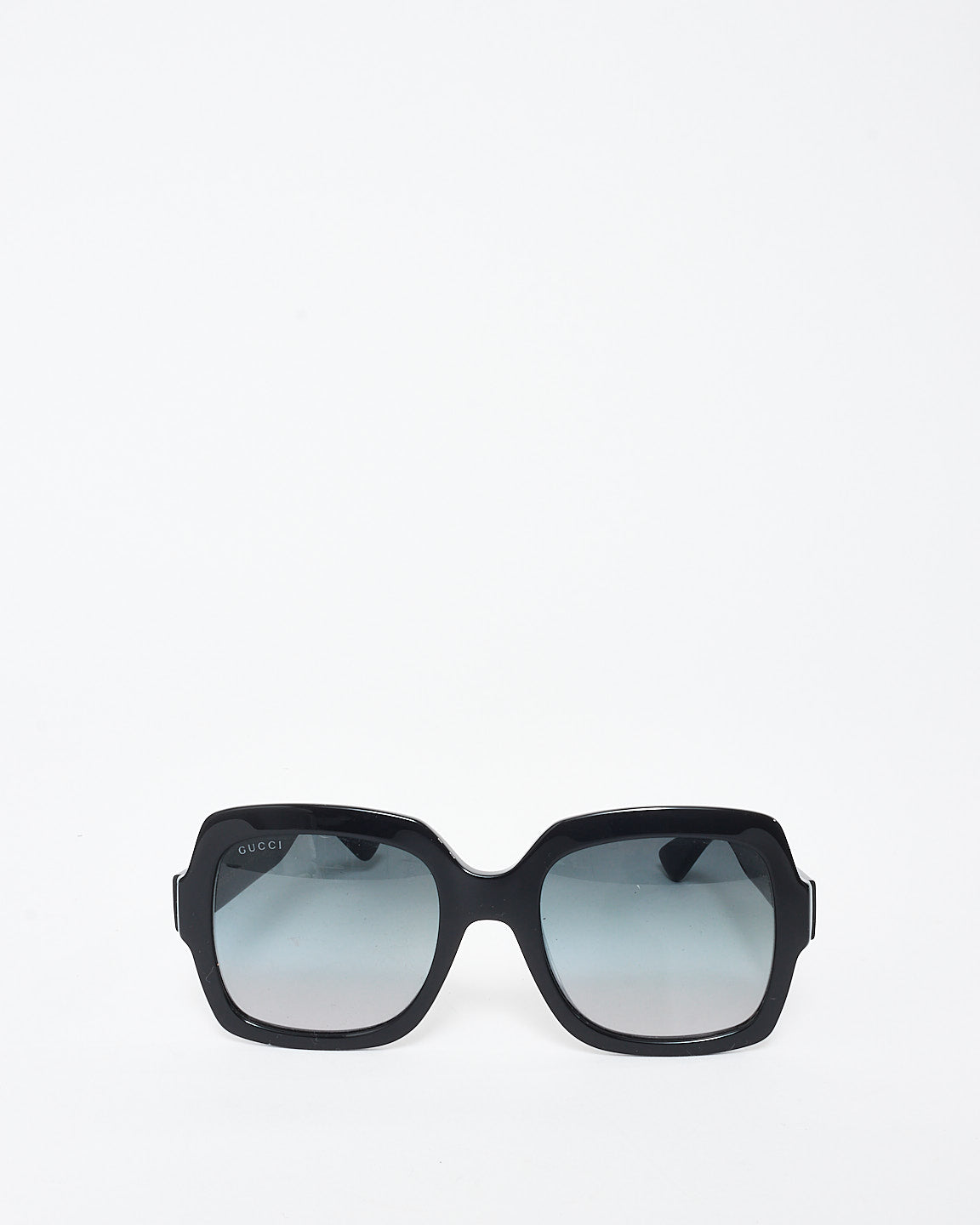 Gucci Black Acetate Oversized Square Frame Logo GG0036SN Sunglasses