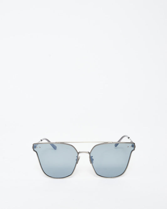 Bottega Veneta Dark Grey BV0140S Aviator Sunglasses