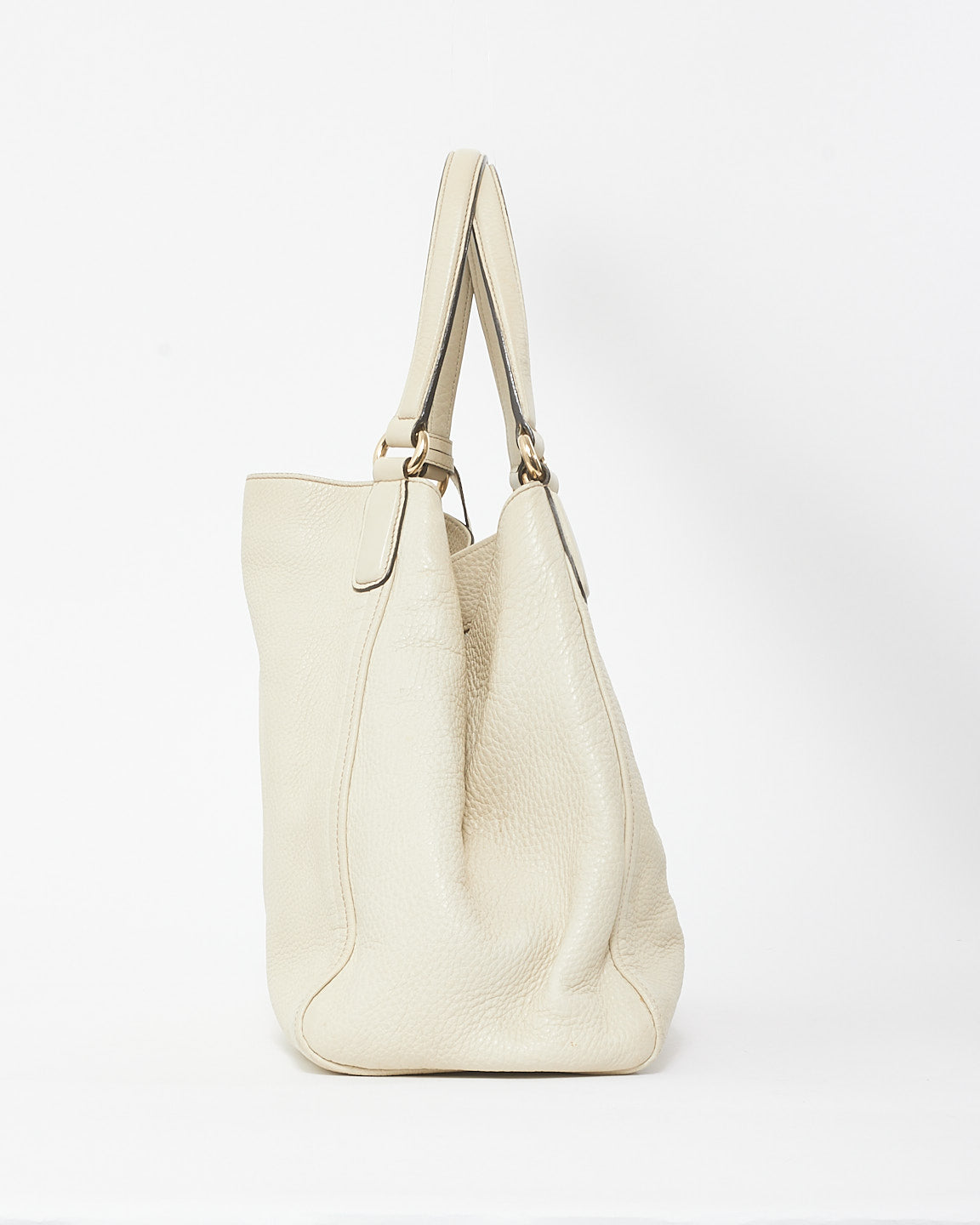 Gucci Off White Leather Soho Hobo Shoulder Bag