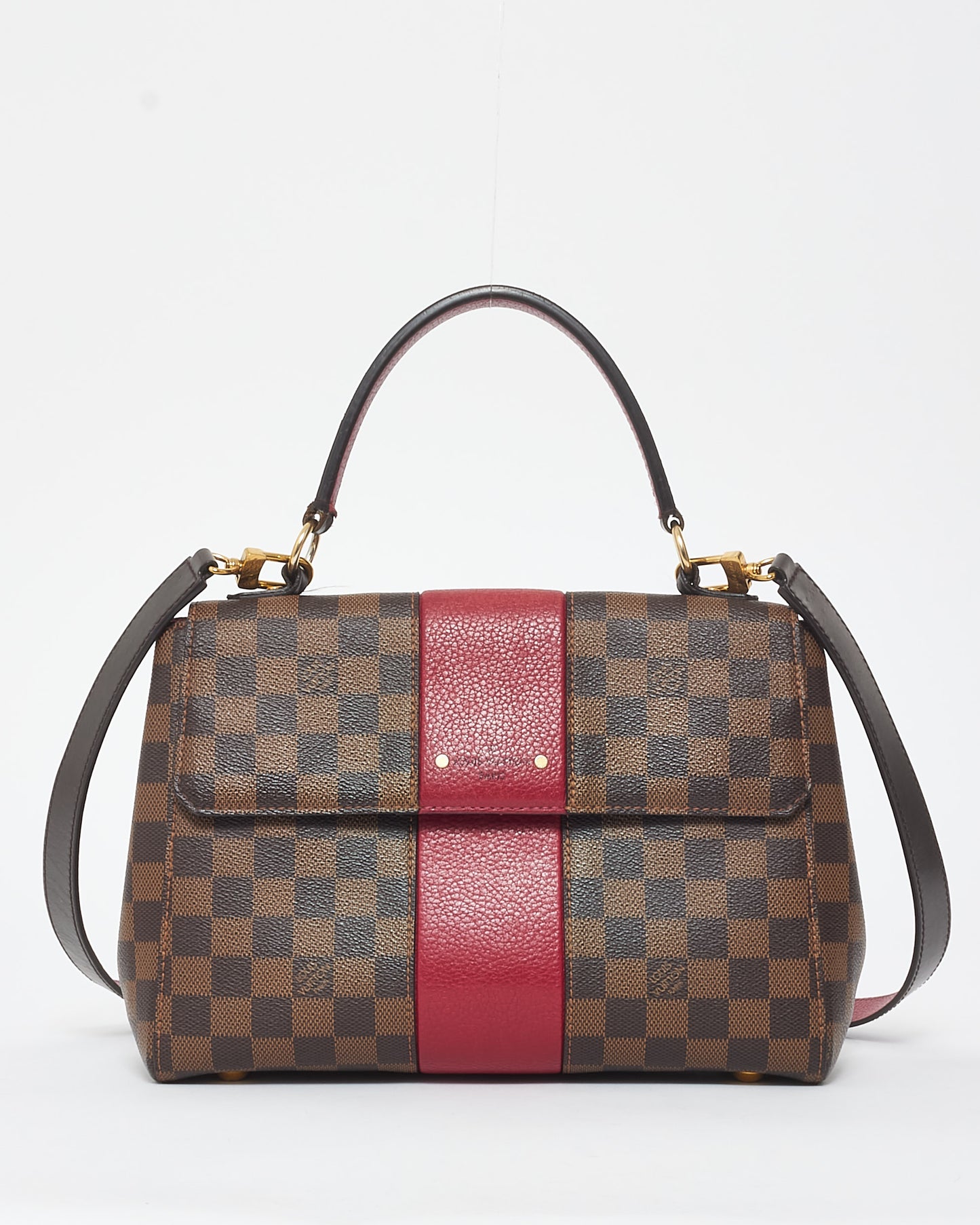 Louis Vuitton Damier Ebene & Fuchsia MM Bond Street 2Way Bag