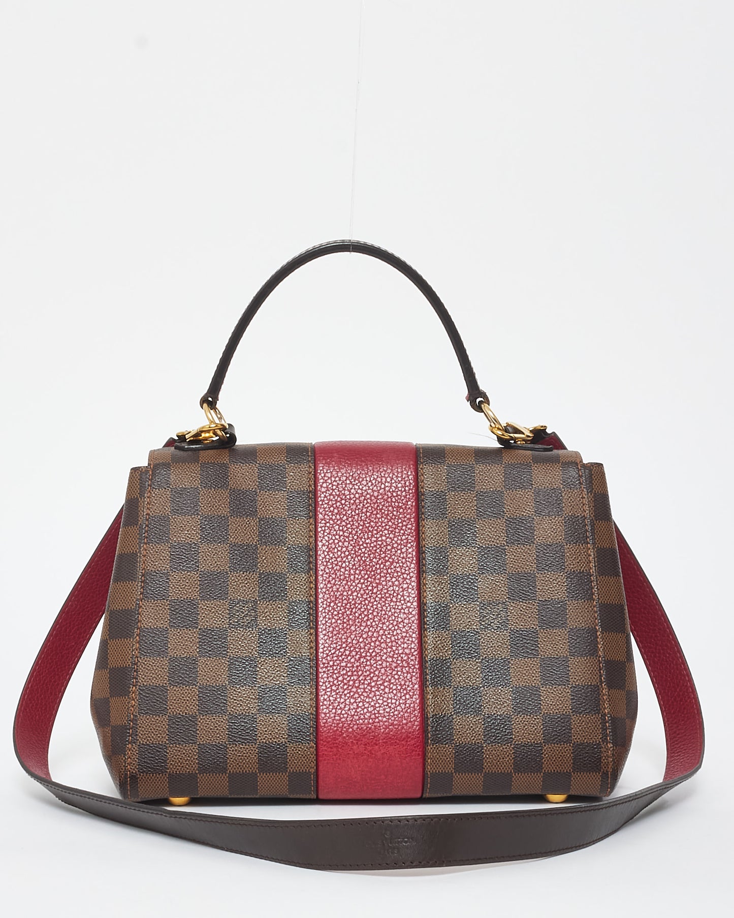 Louis Vuitton Damier Ebene & Fuchsia MM Bond Street 2Way Bag