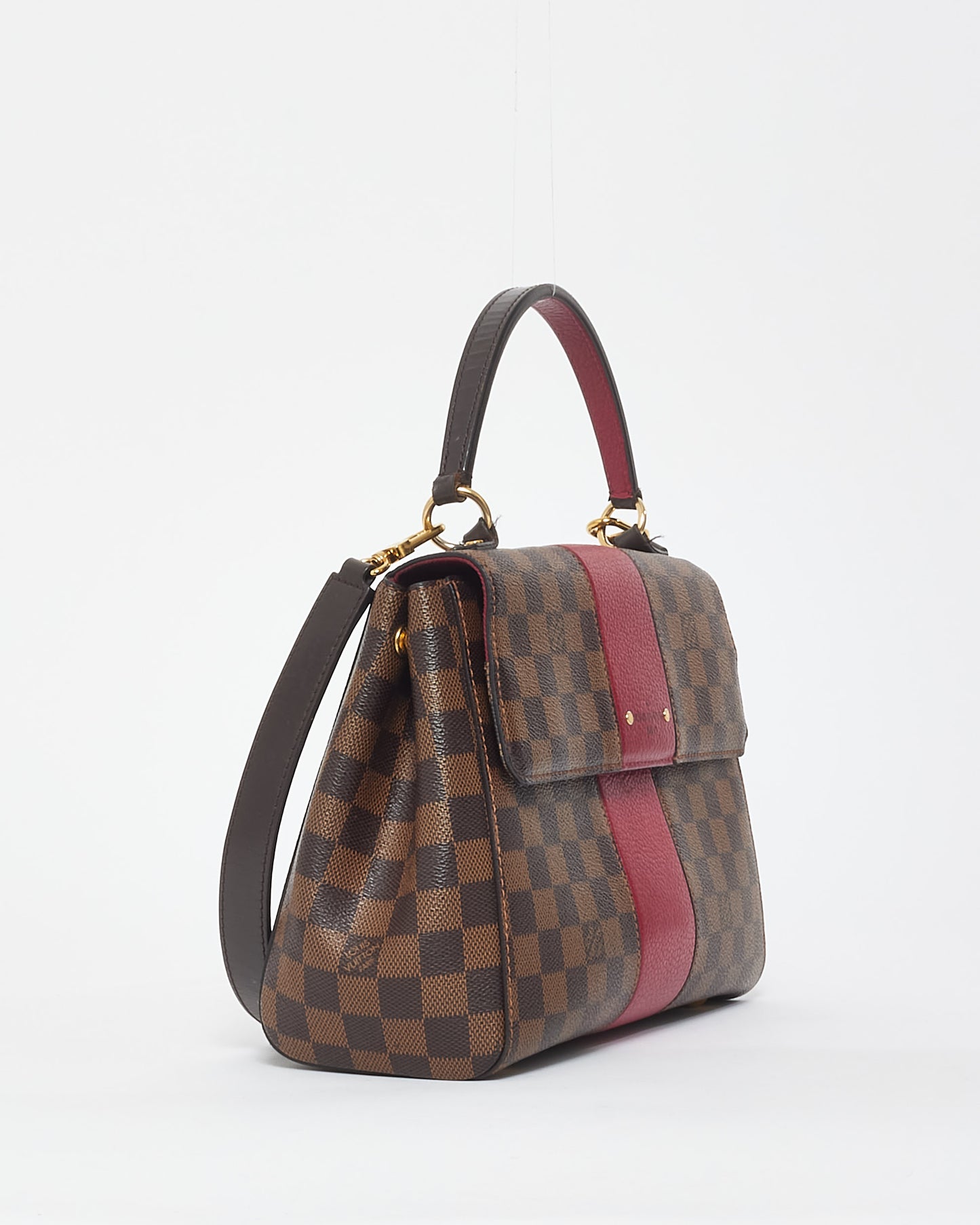 Louis Vuitton Damier Ebene & Fuchsia MM Bond Street 2Way Bag