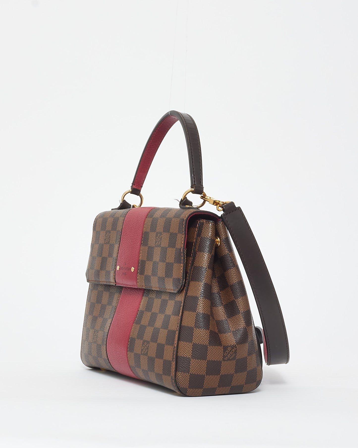 Louis Vuitton Damier Ebene & Fuchsia MM Bond Street 2Way Bag