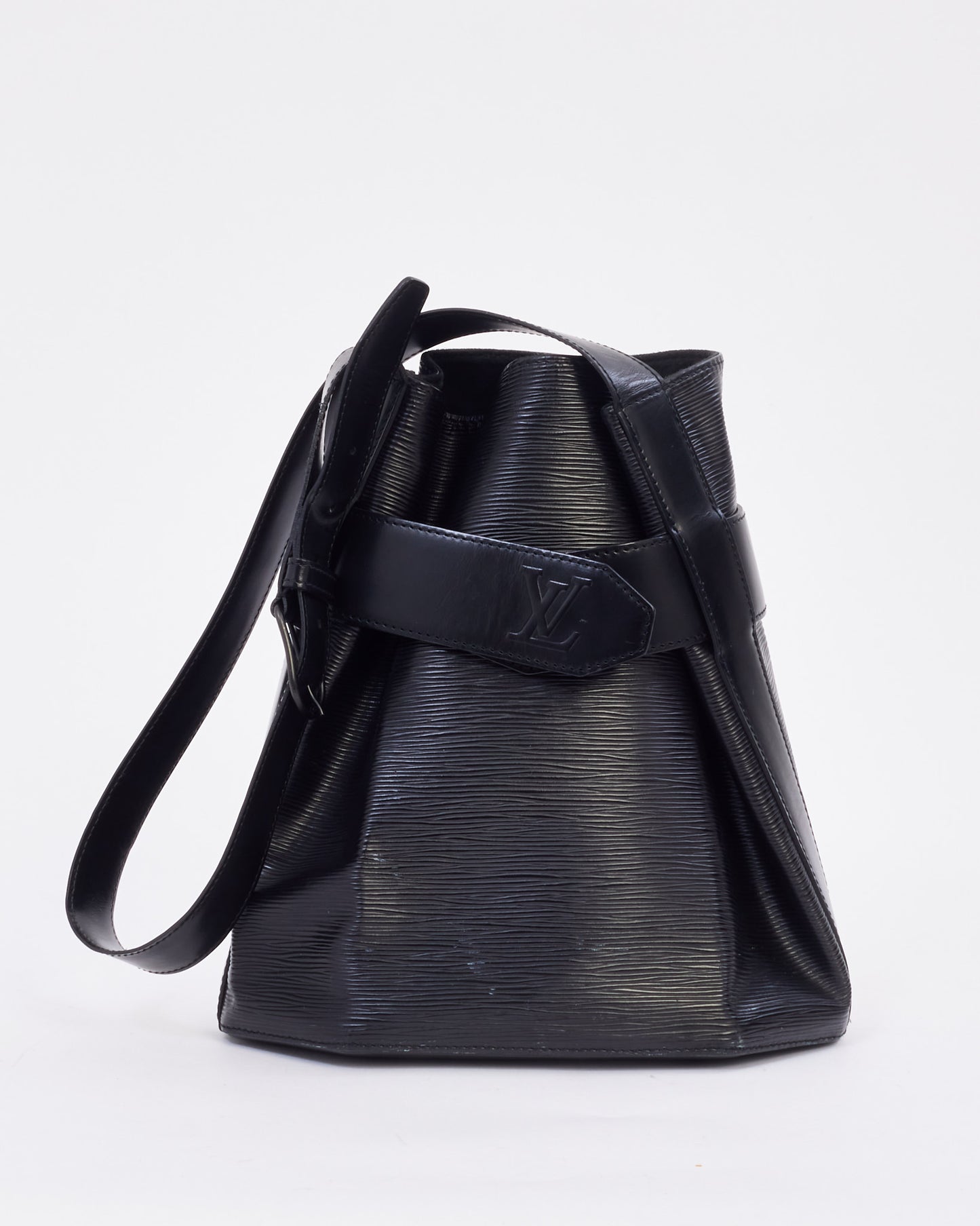 Louis Vuitton Black Epi Leather Sac Epaule 27 Bucket Bag