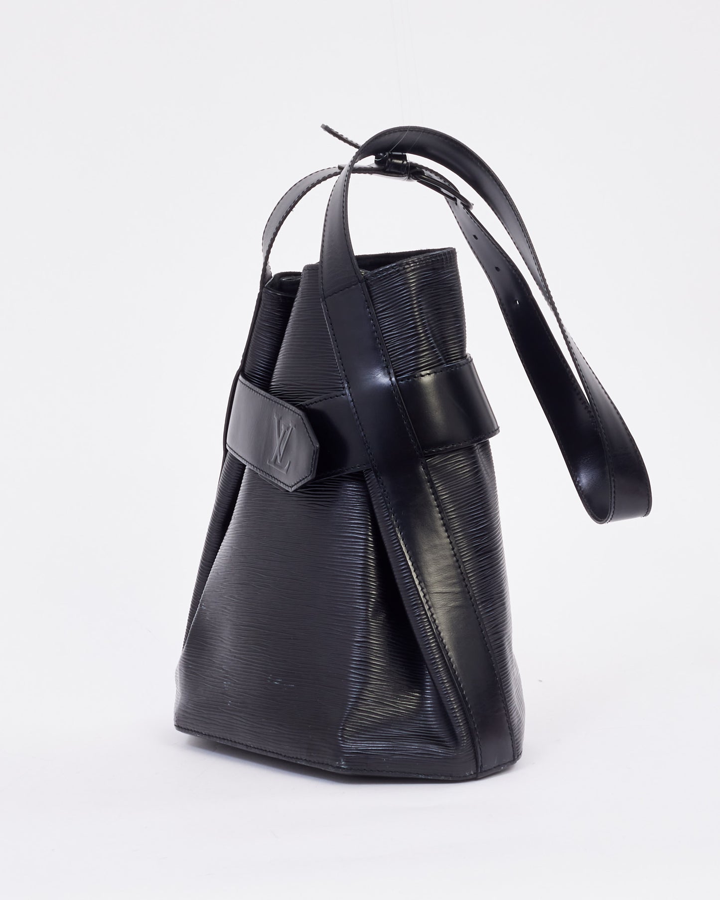 Louis Vuitton Black Epi Leather Sac Epaule 27 Bucket Bag