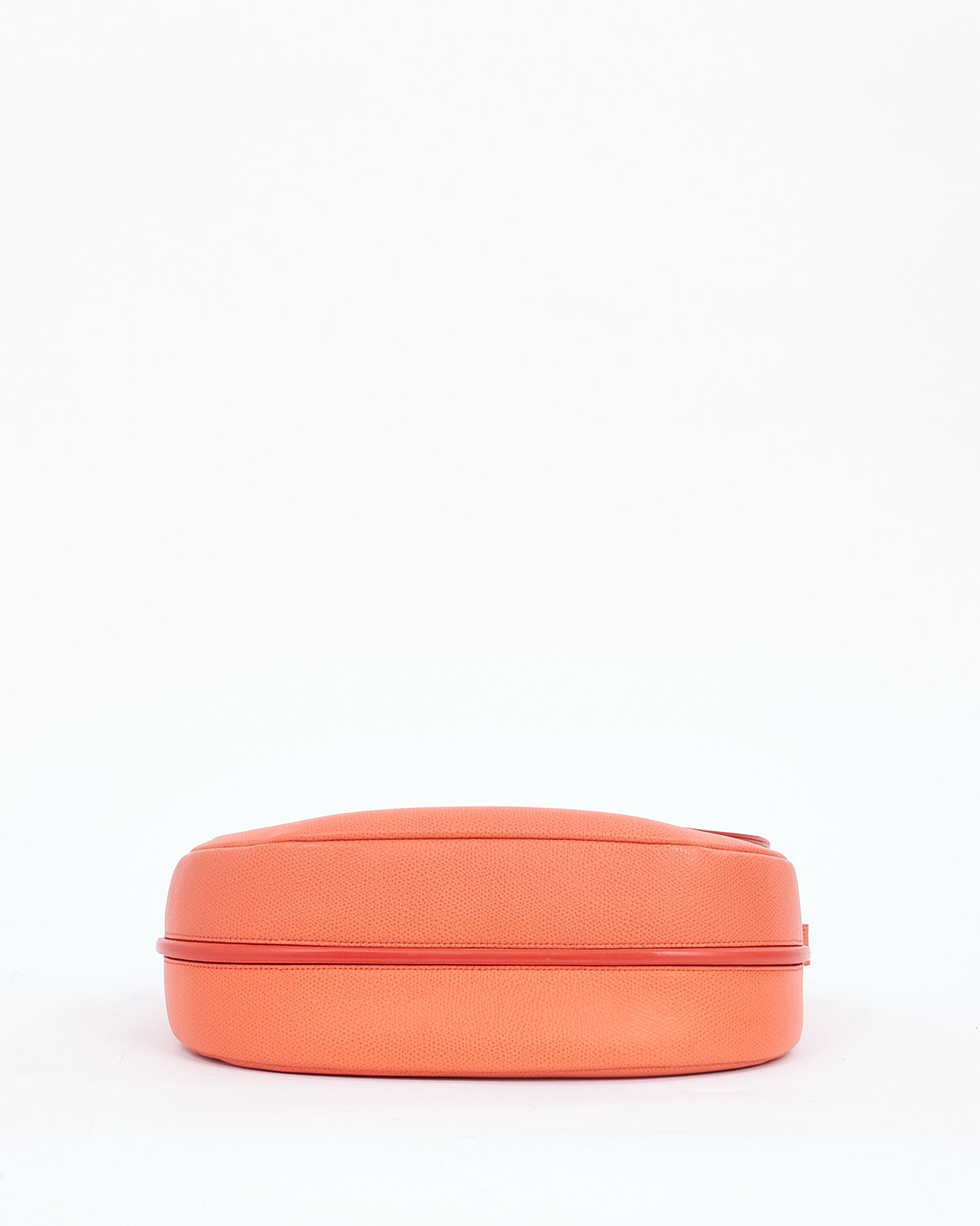 Celine Coral Grained Leather Messenger Trotteur Bag