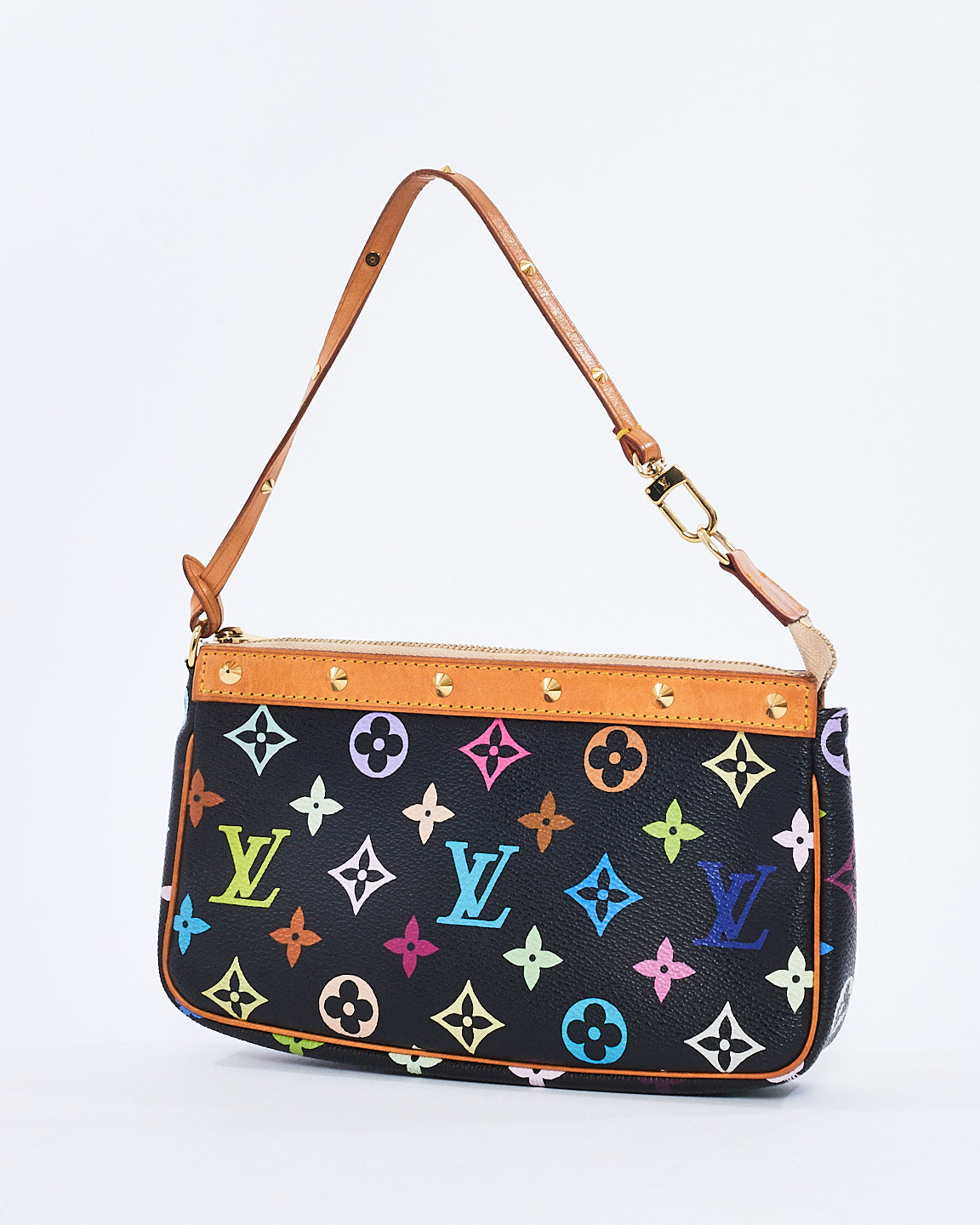 Louis Vuitton Black Monogram Multi Murakami Pochette Accessoires