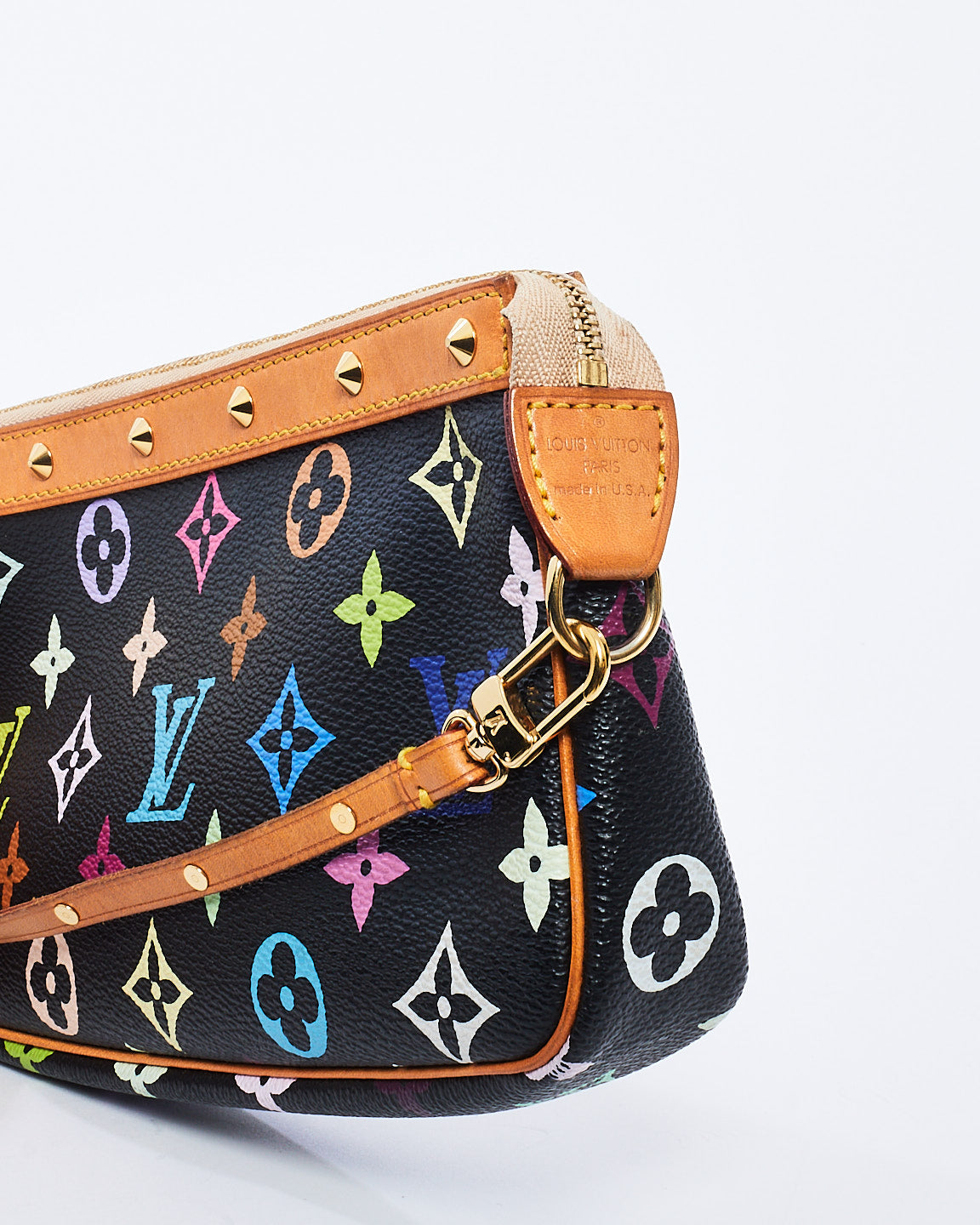 Louis Vuitton Black Monogram Multi Murakami Pochette Accessoires