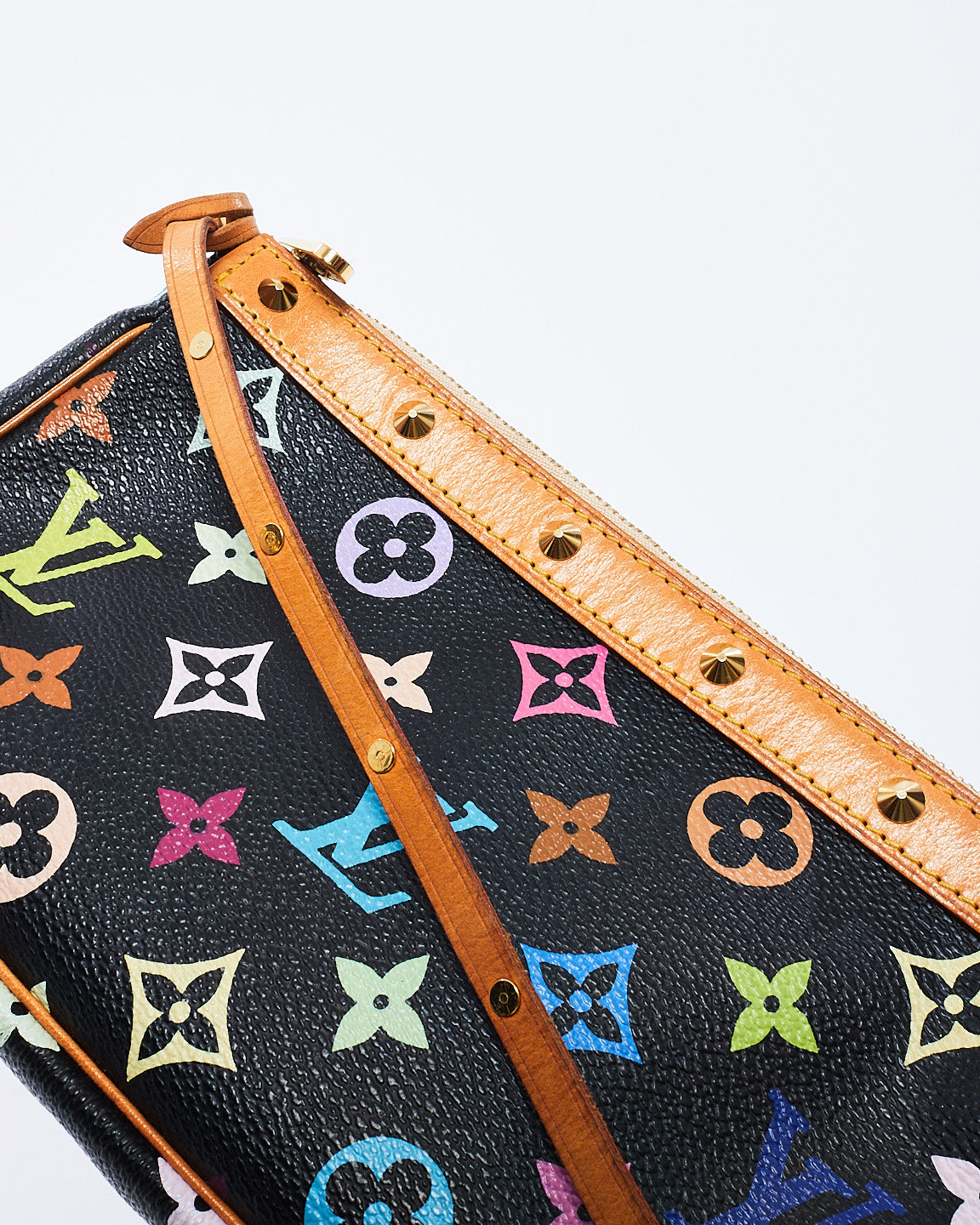 Louis Vuitton Black Monogram Multi Murakami Pochette Accessoires