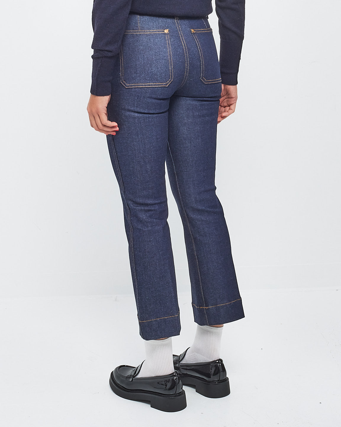 Khaite Dark Blue Denim  Raquel Sailor Jeans - 25