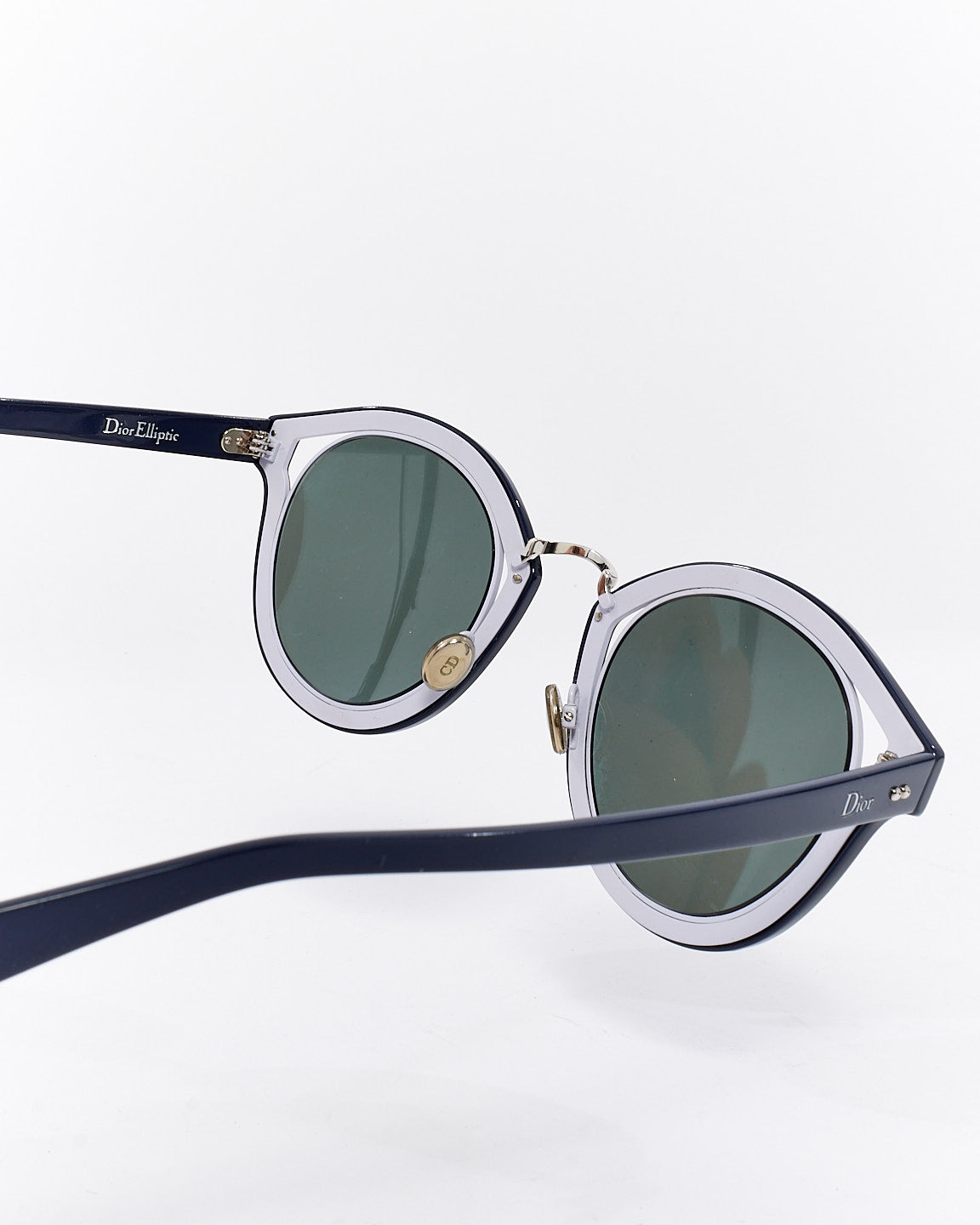 Dior Blue Acetate Dior Elliptic Round  Sunglasses