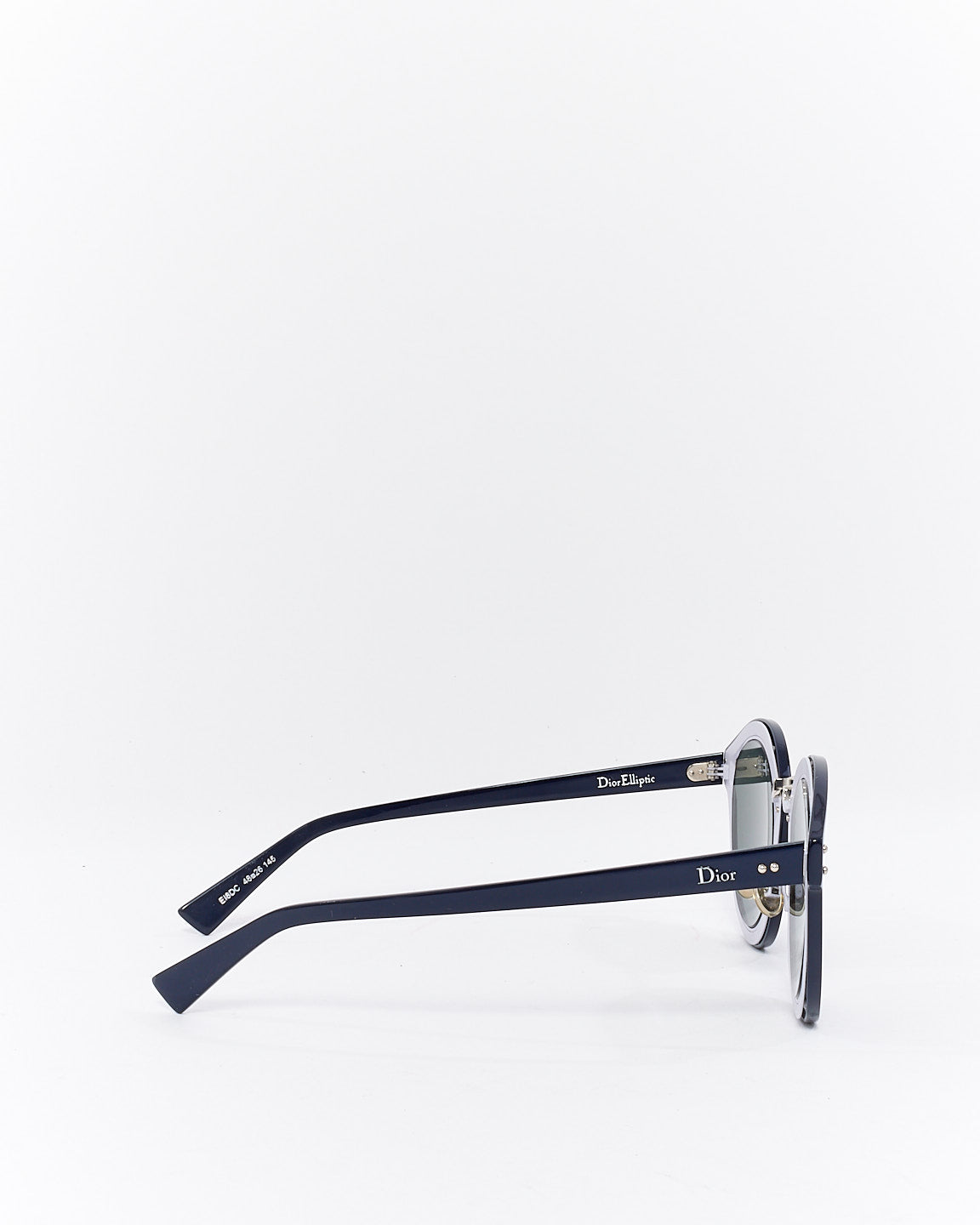 Dior Blue Acetate Dior Elliptic Round  Sunglasses