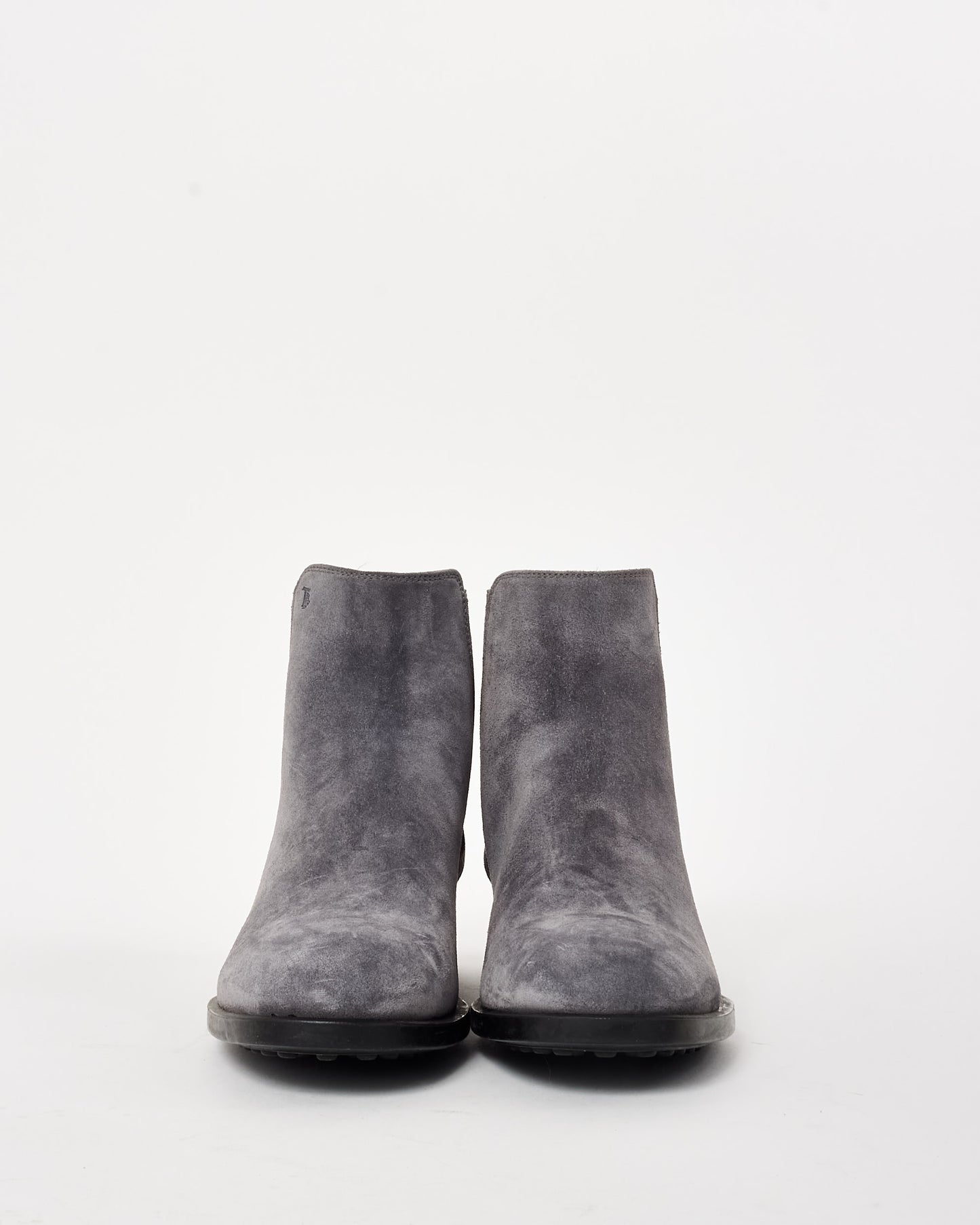 Tod's Grey Suede Ankle Chelsea Boots - 38.5