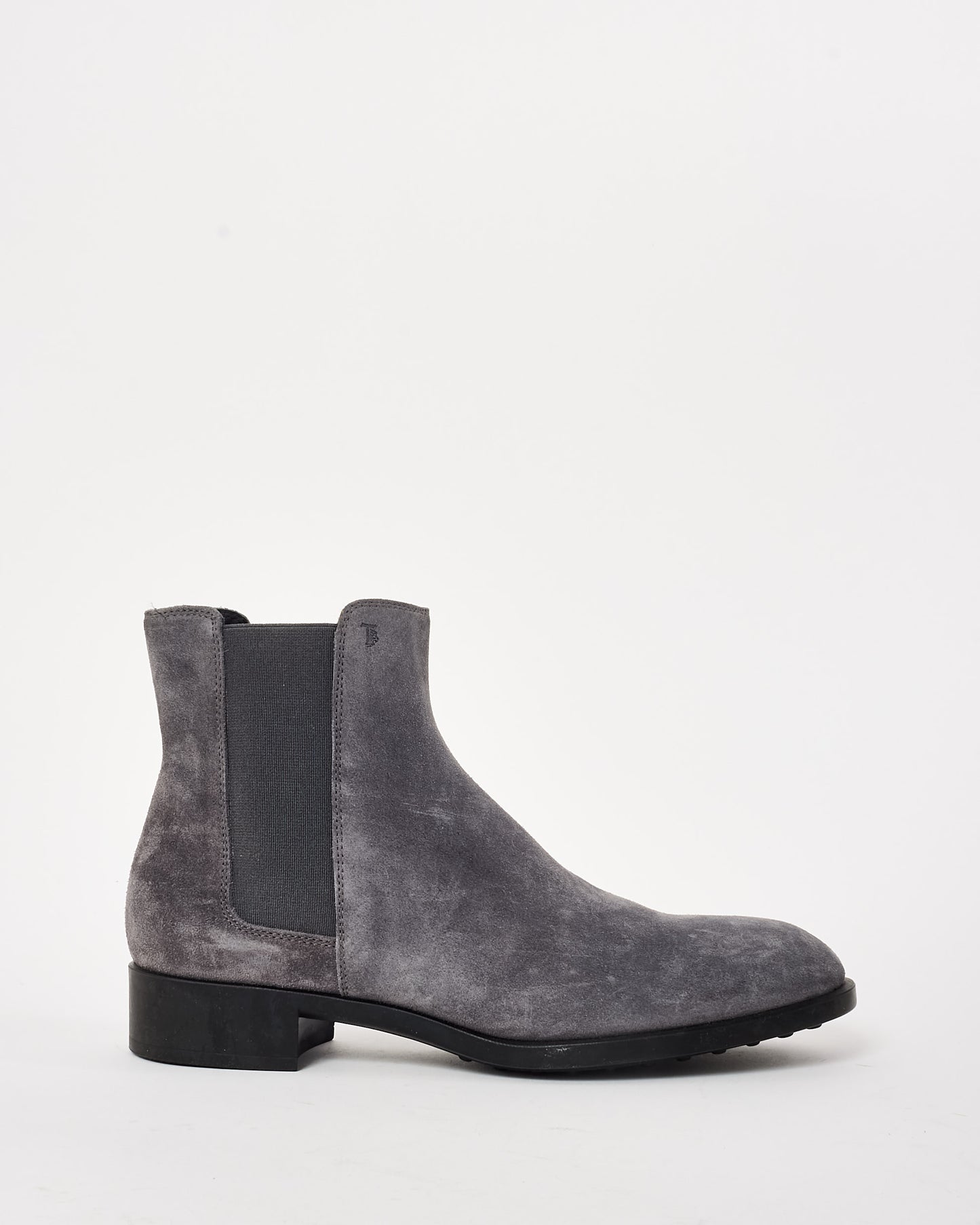 Tod's Grey Suede Ankle Chelsea Boots - 38.5