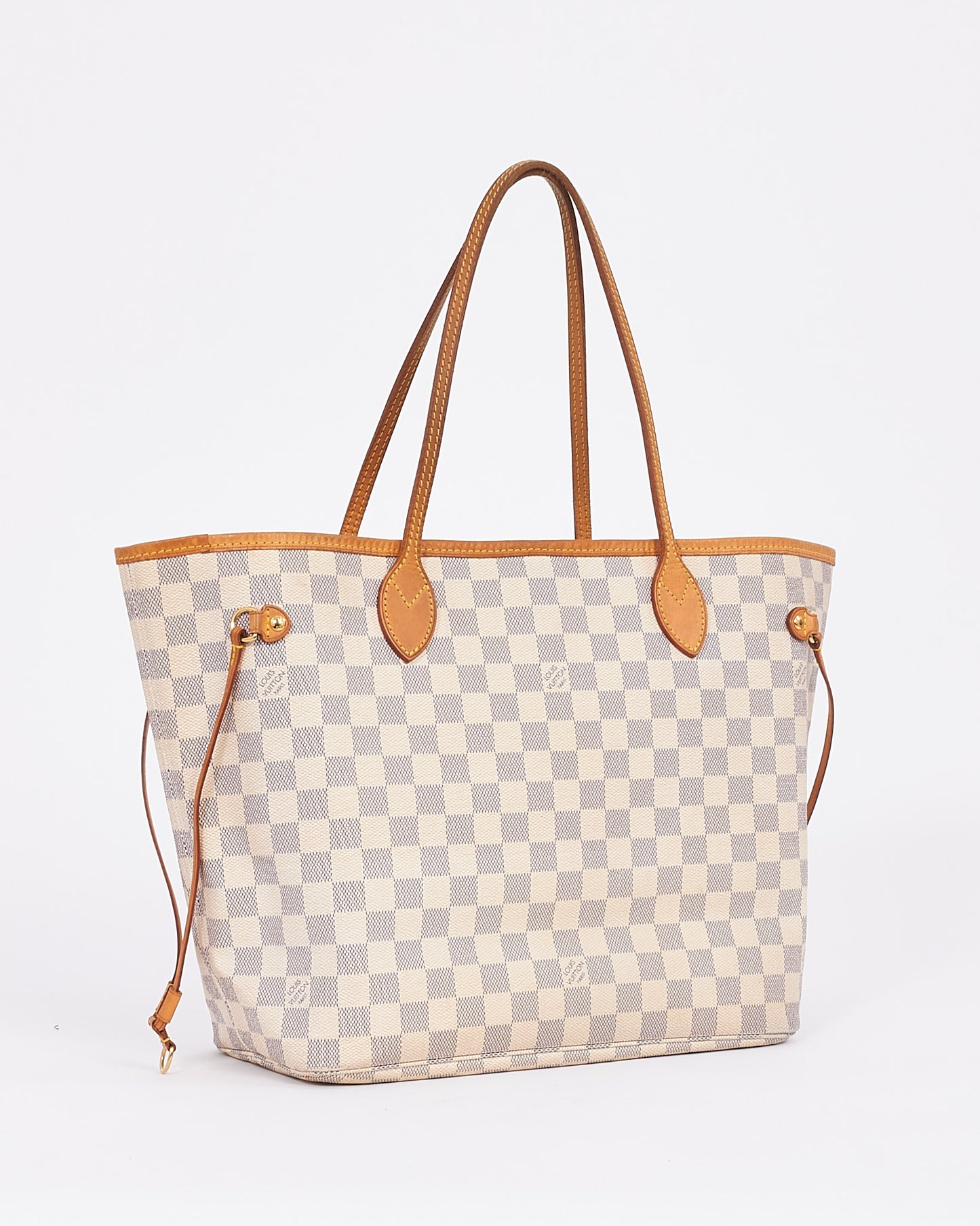 Louis Vuitton Damier Azur Canvas Neverfull MM Tote Bag