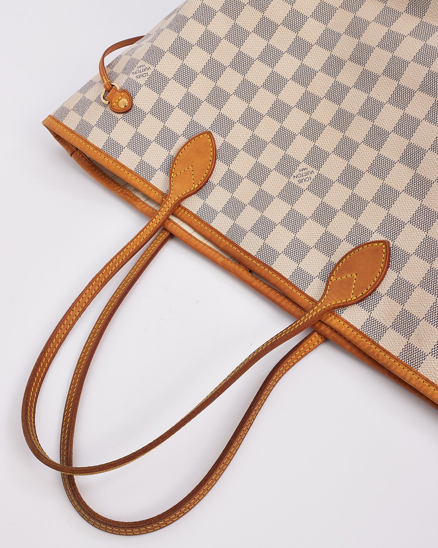 Louis Vuitton Damier Azur Canvas Neverfull MM Tote Bag