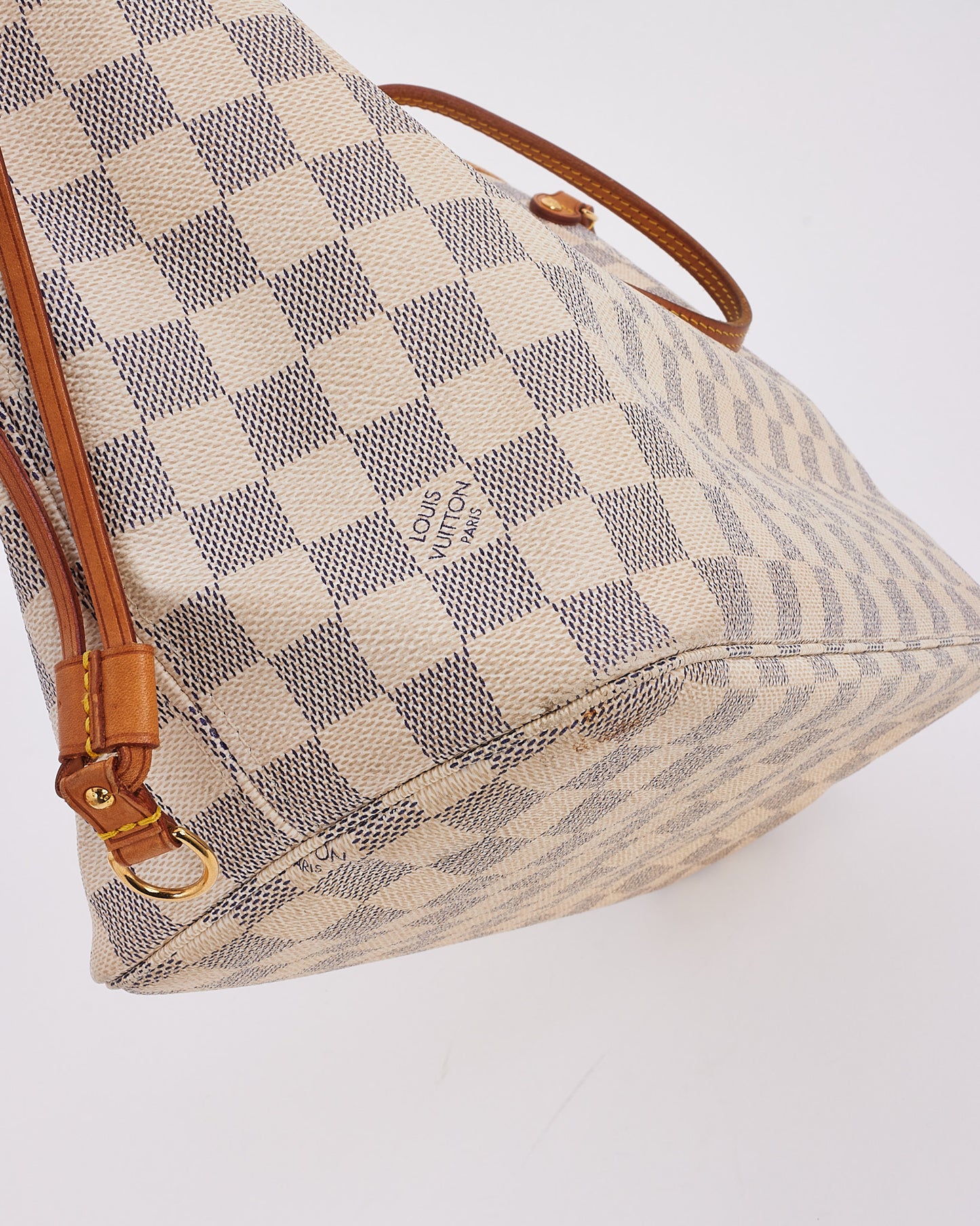 Louis Vuitton Damier Azur Canvas Neverfull MM Tote Bag