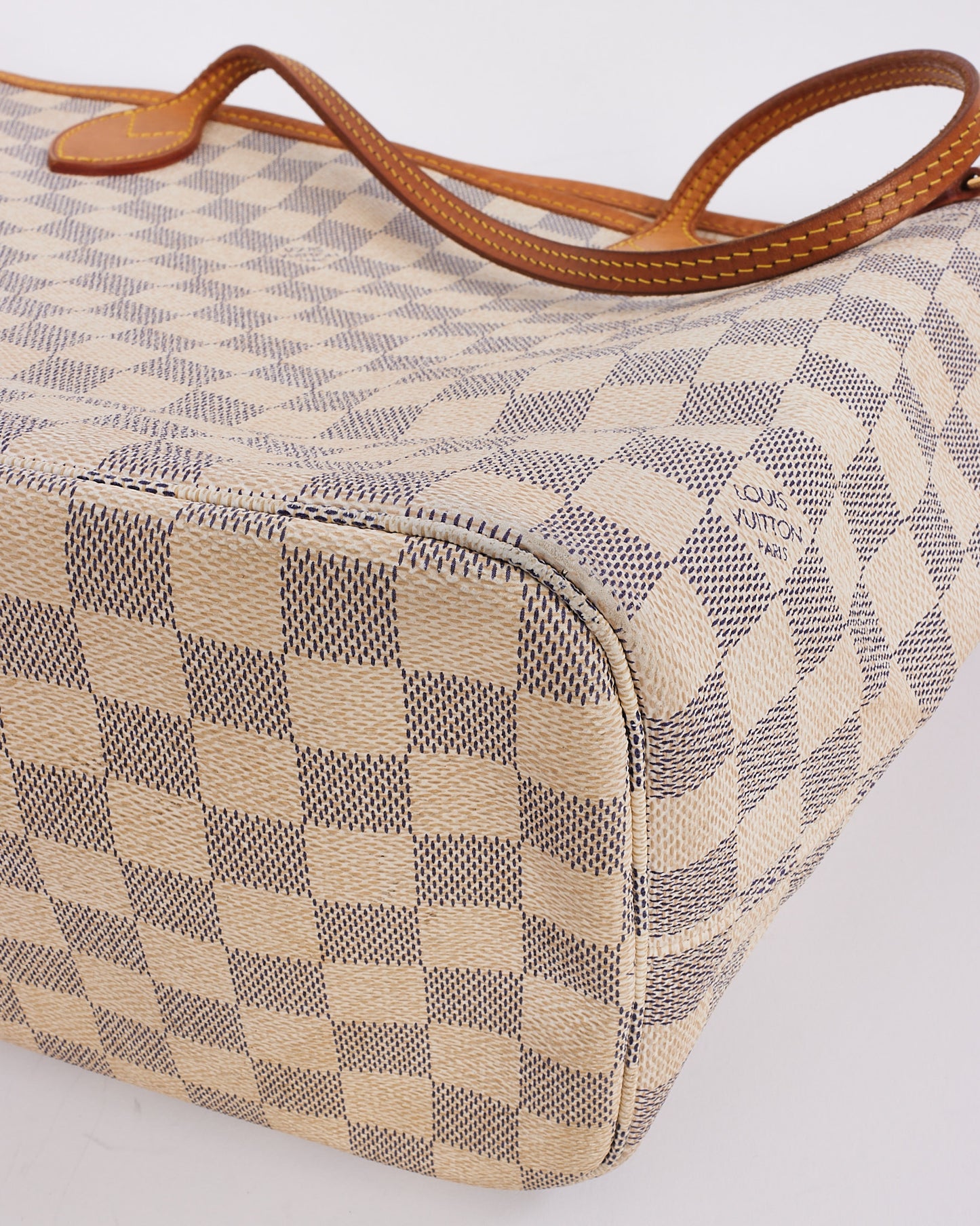 Louis Vuitton Damier Azur Canvas Neverfull MM Tote Bag