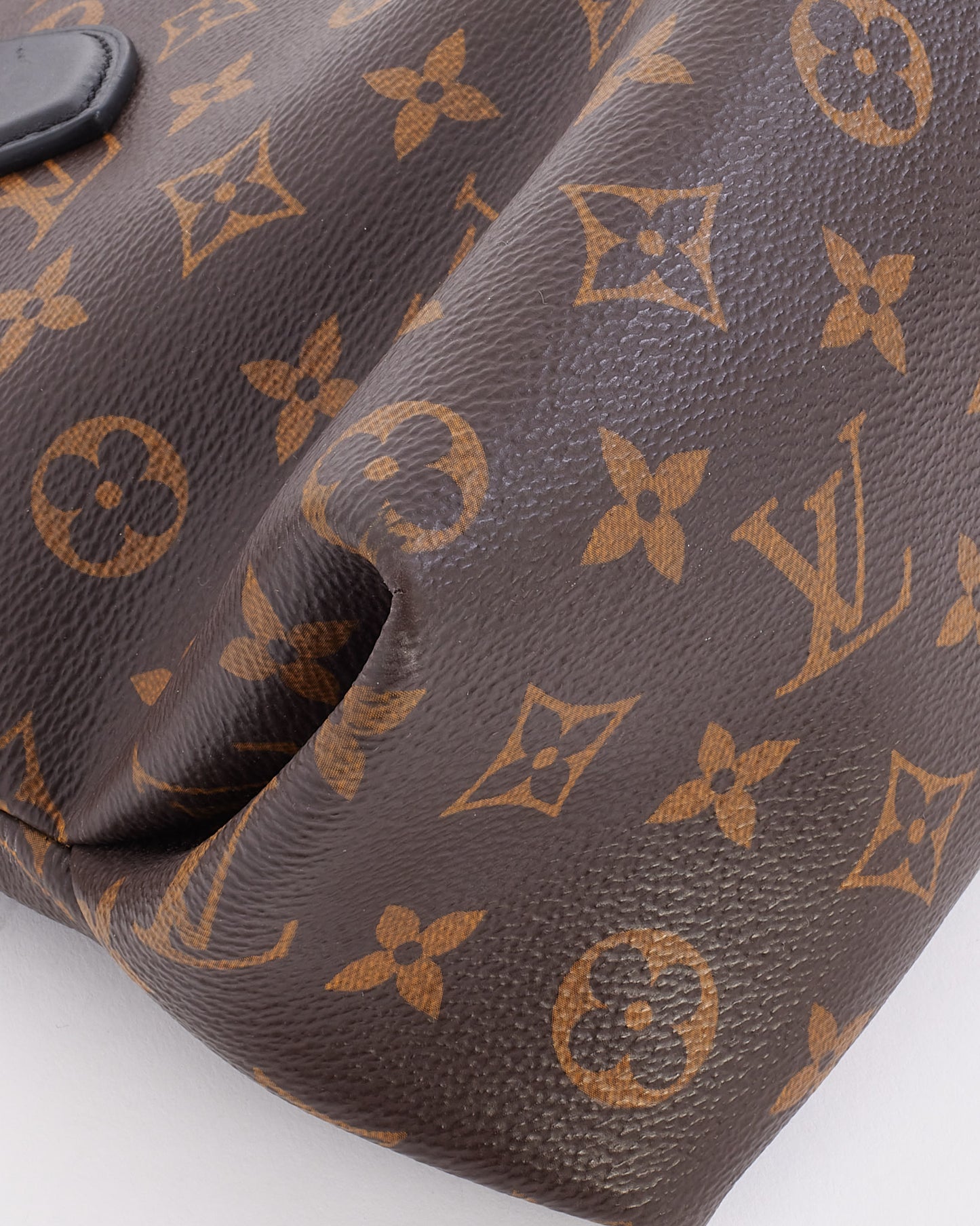 Louis Vuitton Black Monogram Canvas Flower Zip Tote PM Bag